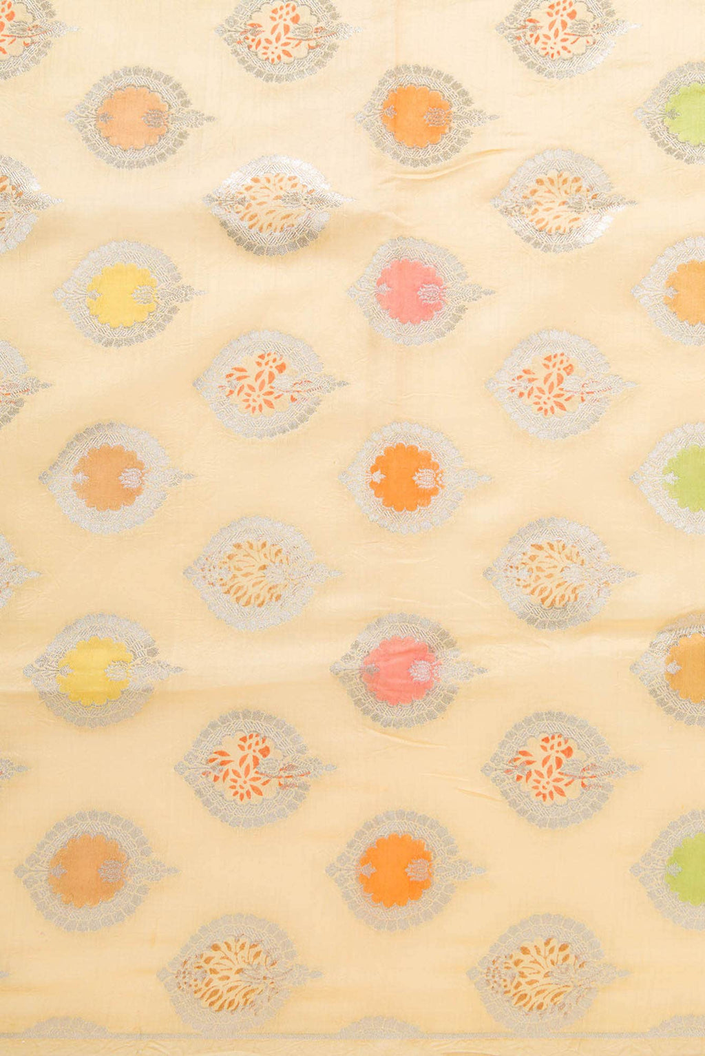 Sandal Banarasi Silk Dress Material