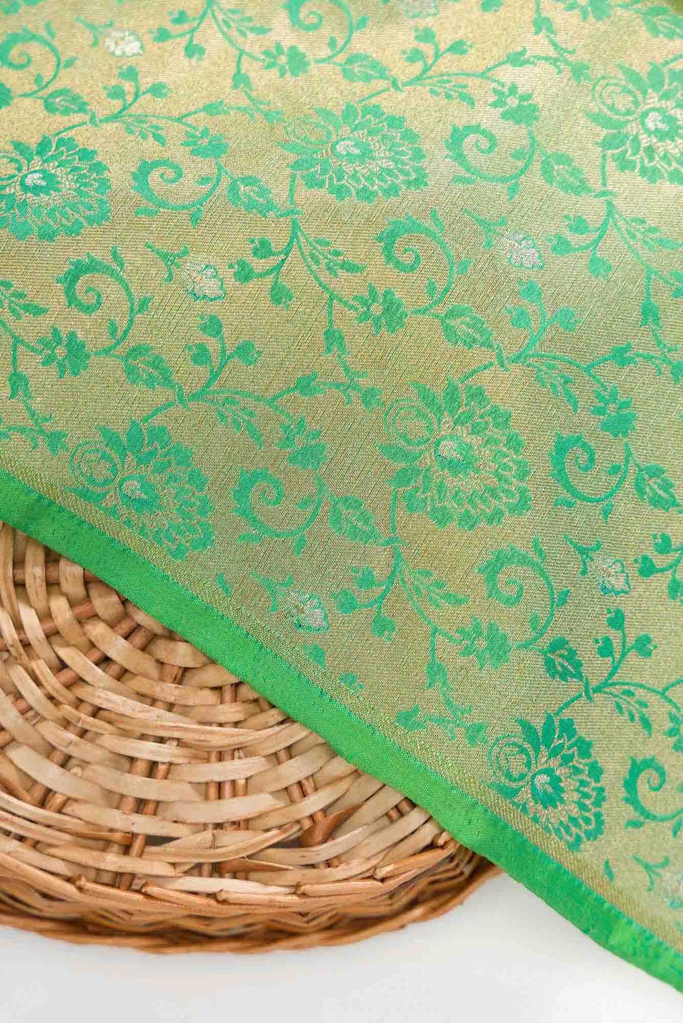 \ Banarasi Silk Dress Material