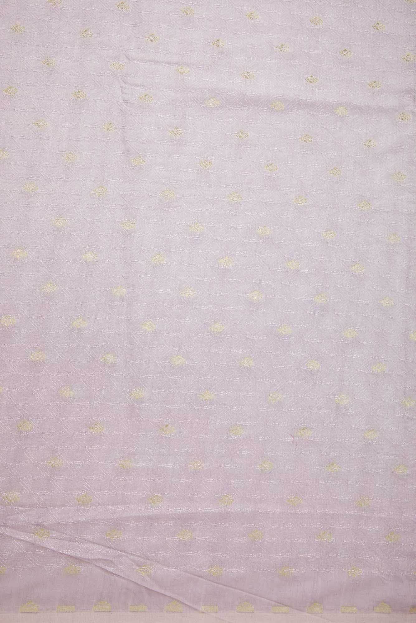 Lavender Chanderi Silk Dress Material
