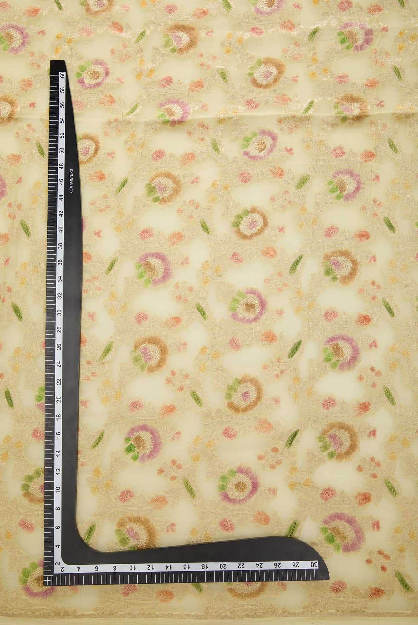 Sandal Banarasi Georgette Dress Material