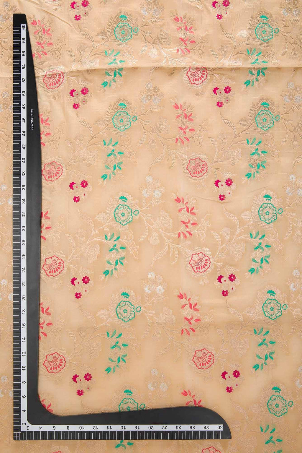 Sandal Banarasi Silk Dress Material