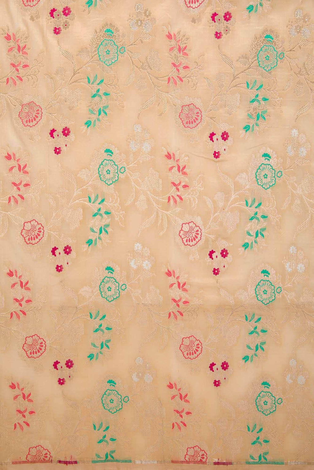 Sandal Banarasi Silk Dress Material