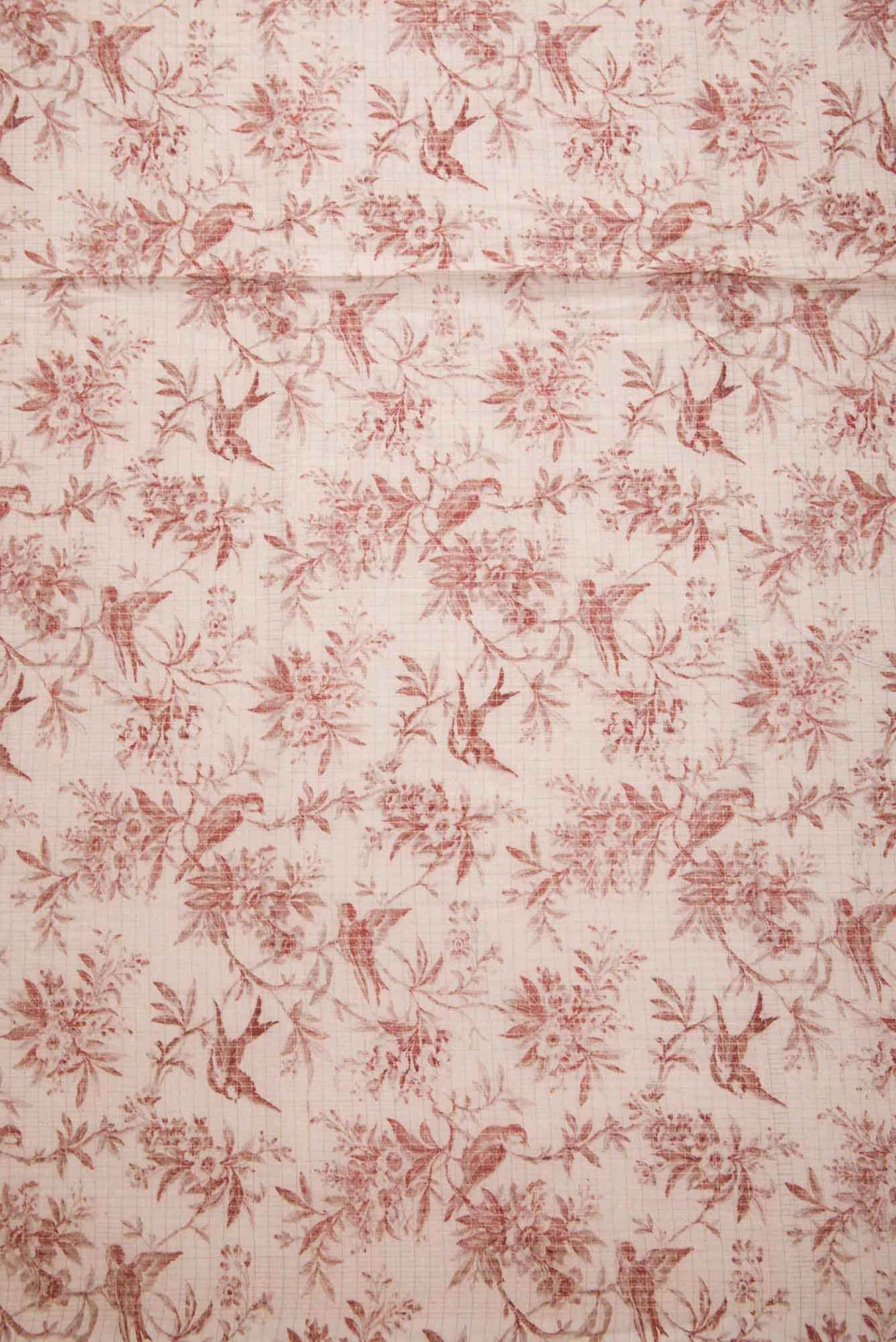 Pink Chanderi Silk Dress Material