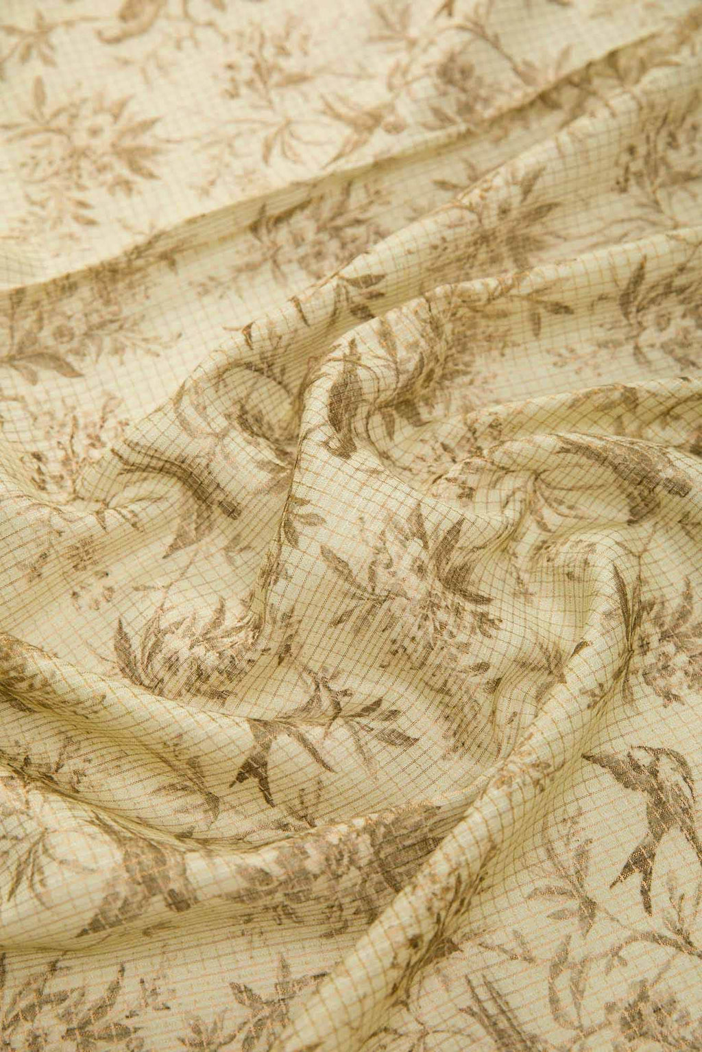 Sandal Chanderi Silk Dress Material