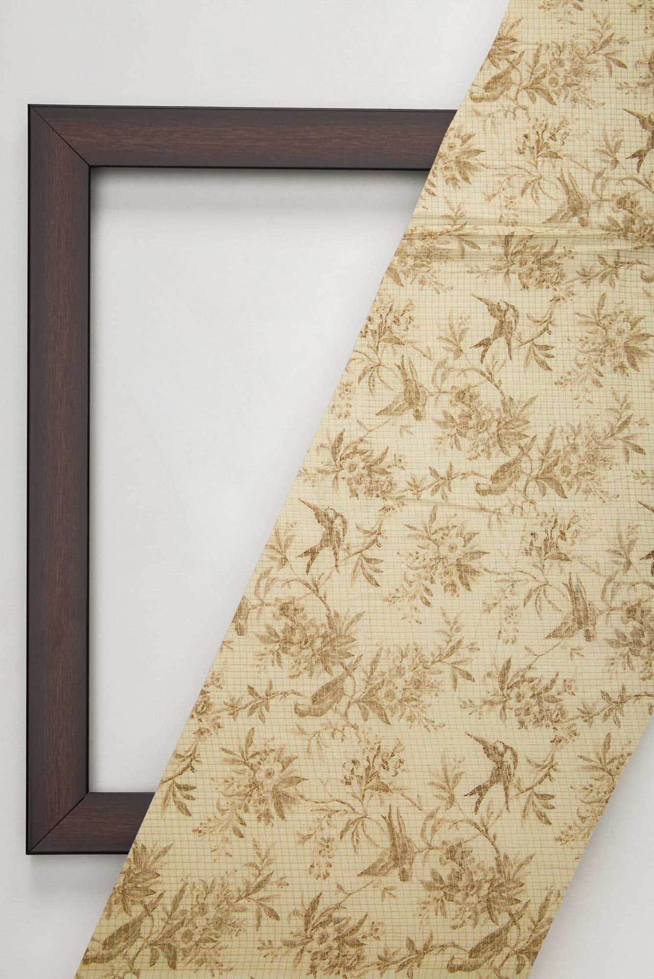 Sandal Chanderi Silk Dress Material