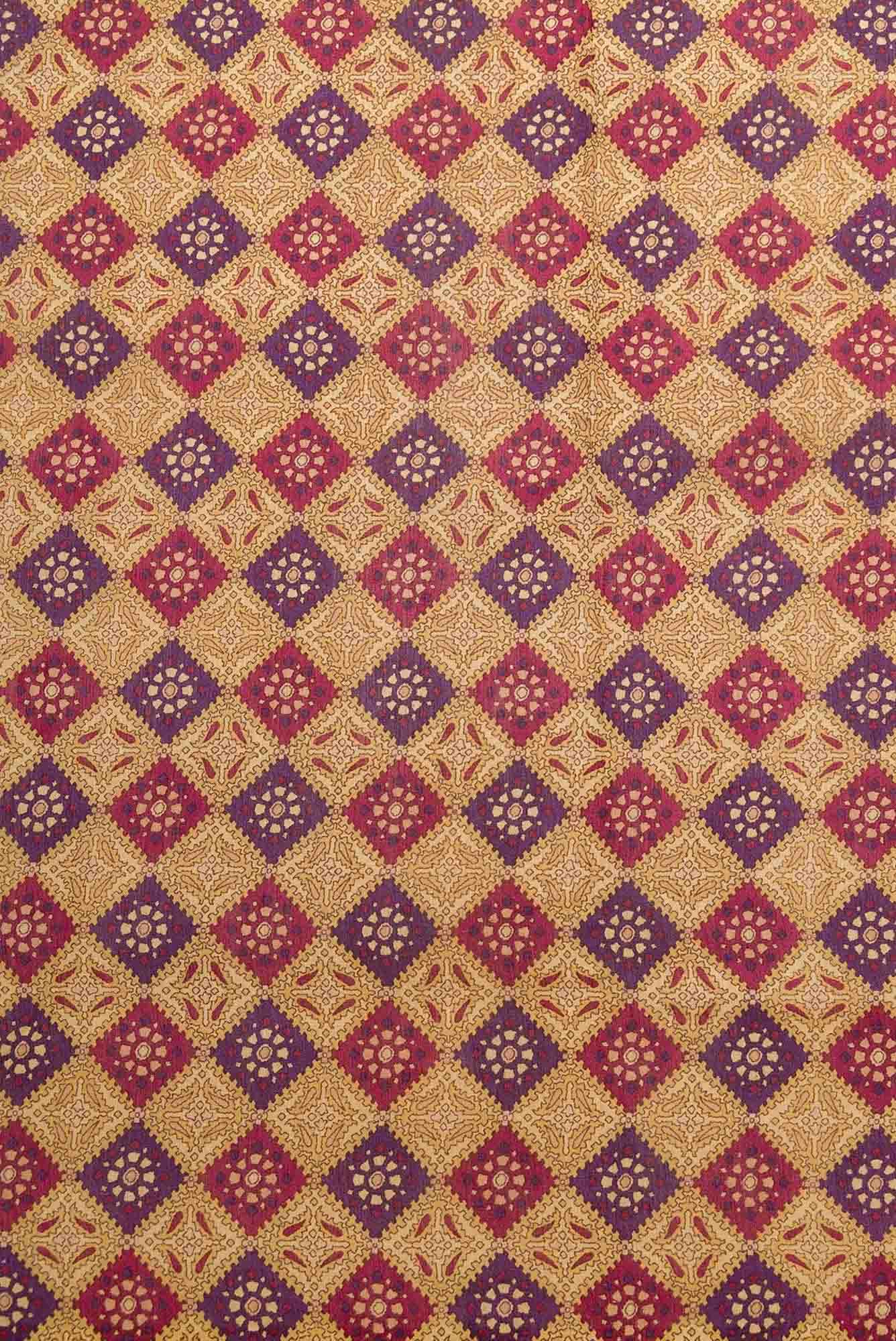 Sandal Chanderi Silk Dress Material