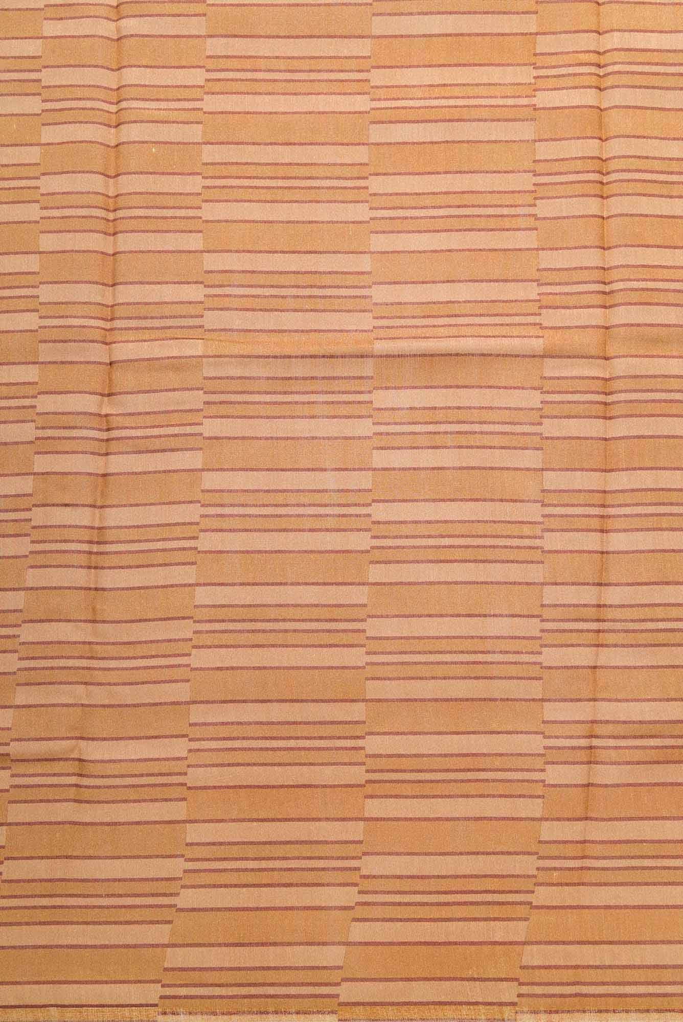 Mustard Chanderi Silk Dress Material