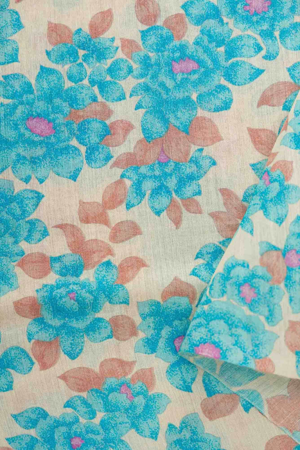 Sandal Tussar Silk Dress Material