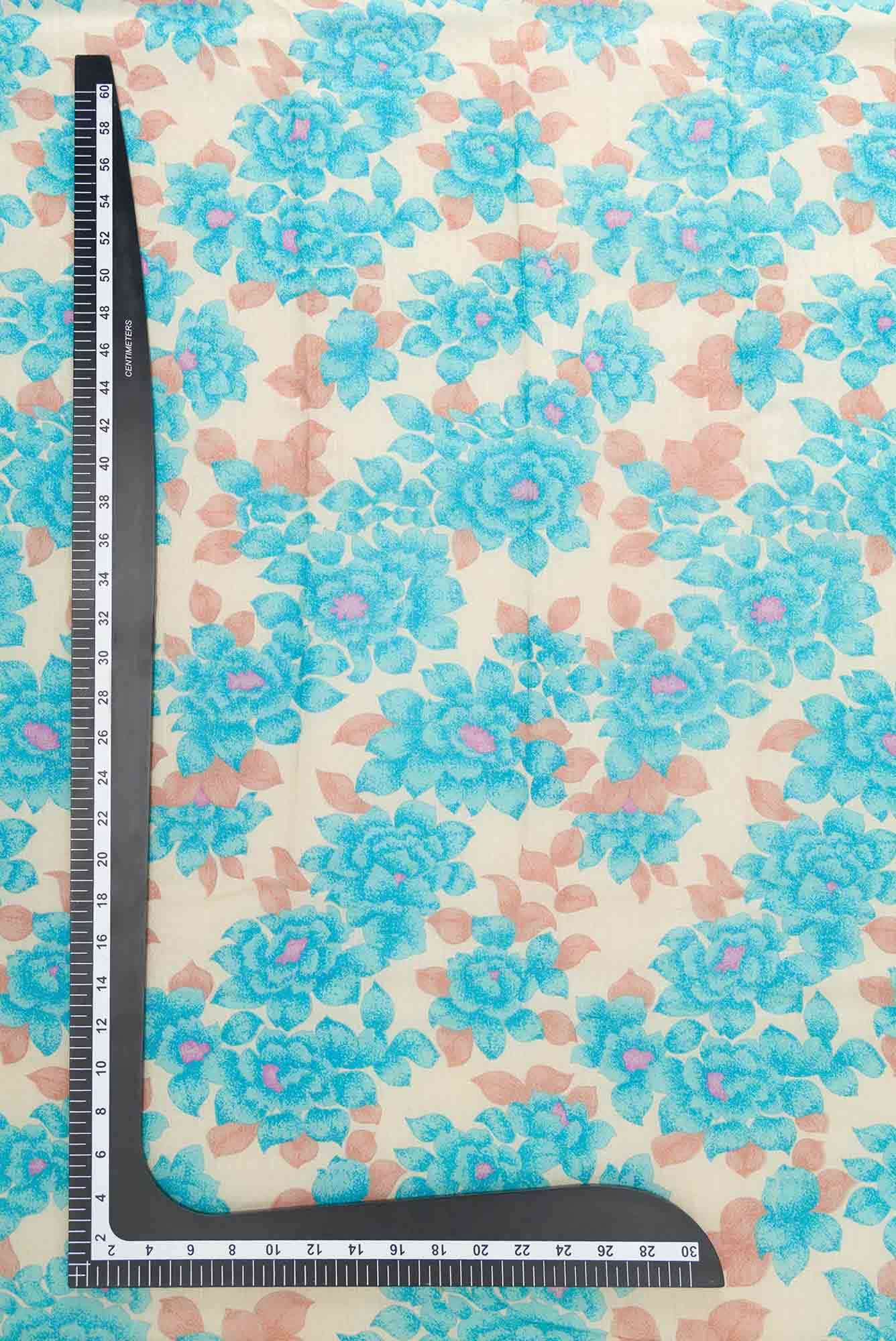 Sandal Tussar Silk Dress Material