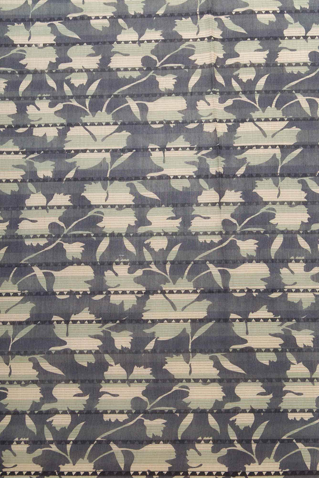 Grey Tussar Silk Dress Material