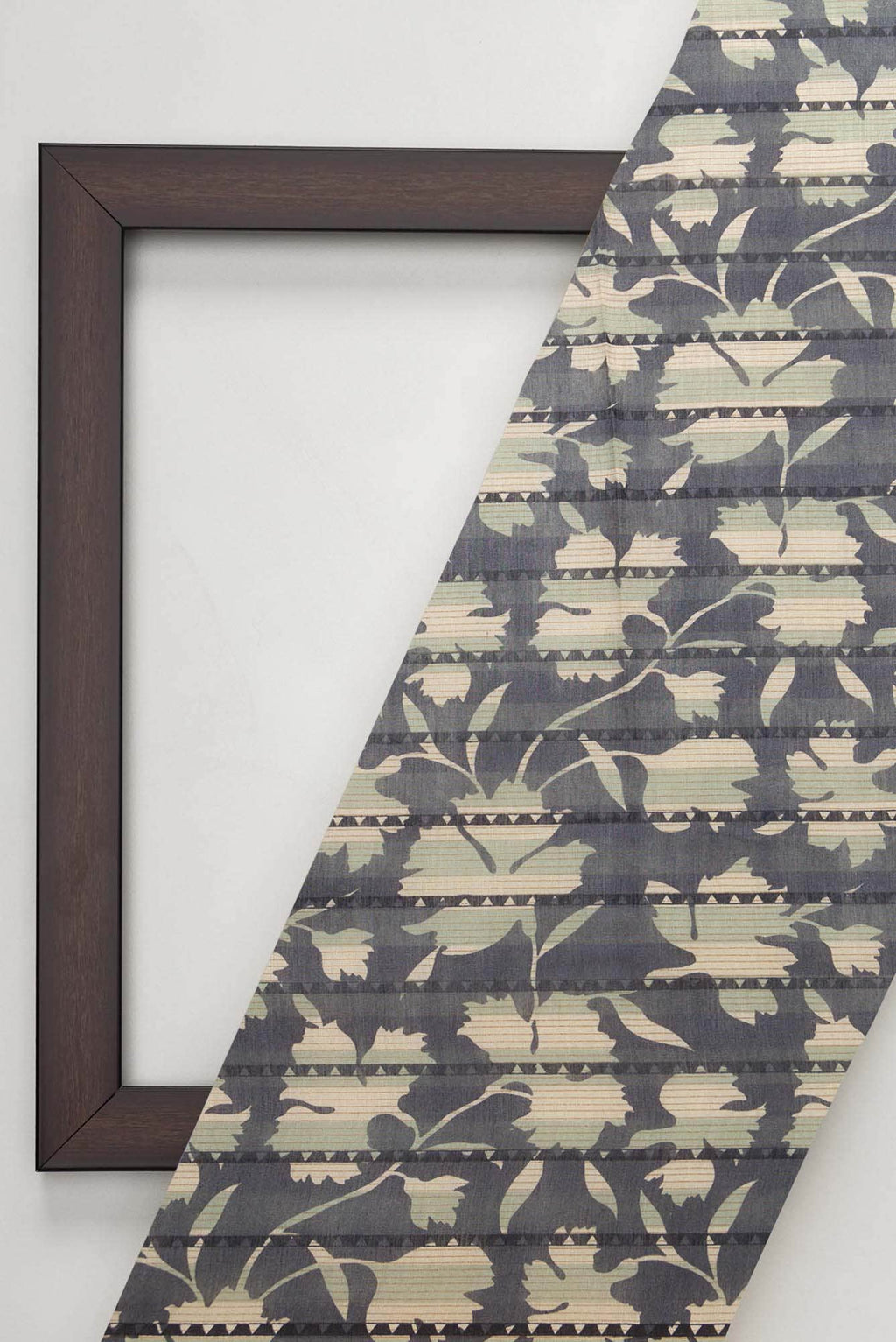 Grey Tussar Silk Dress Material