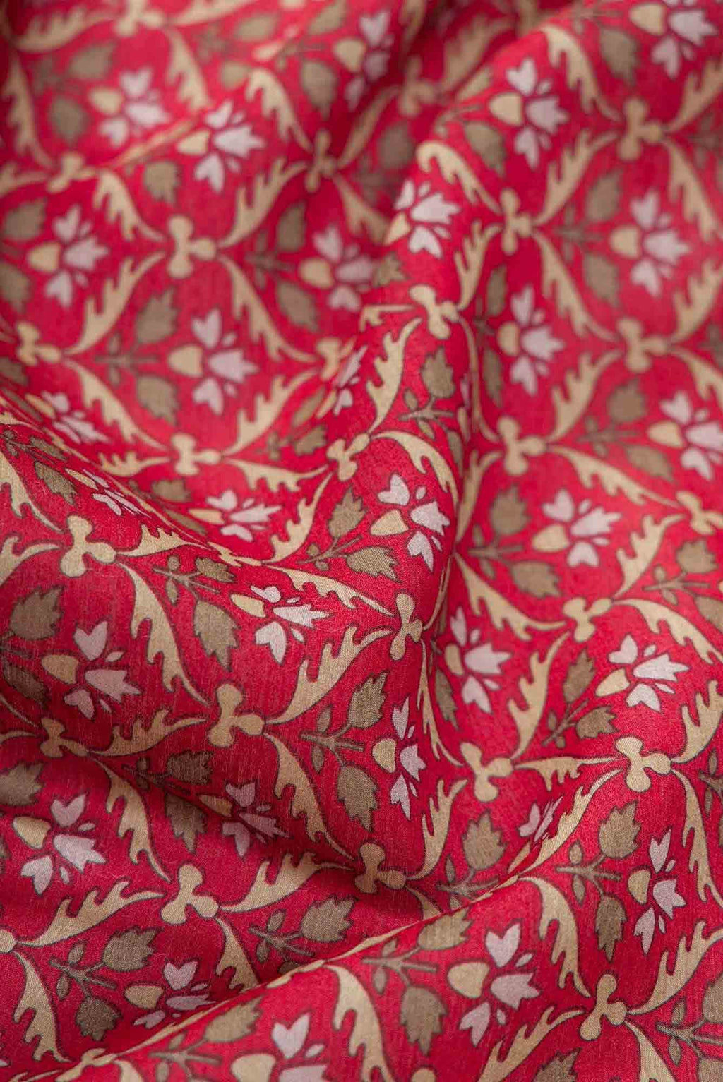 Maroon Chanderi Silk Dress Material