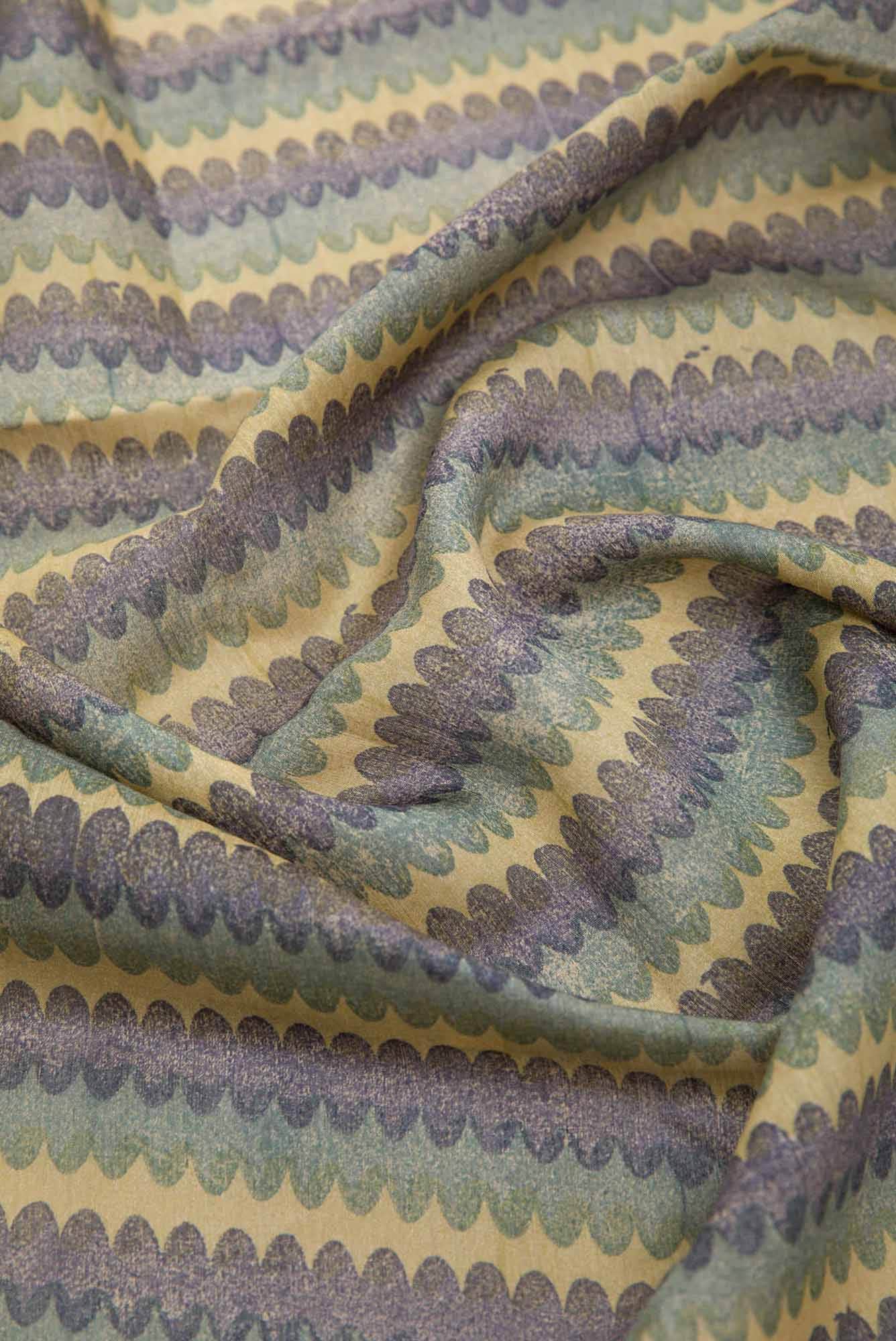 Sandal Chanderi Silk Dress Material