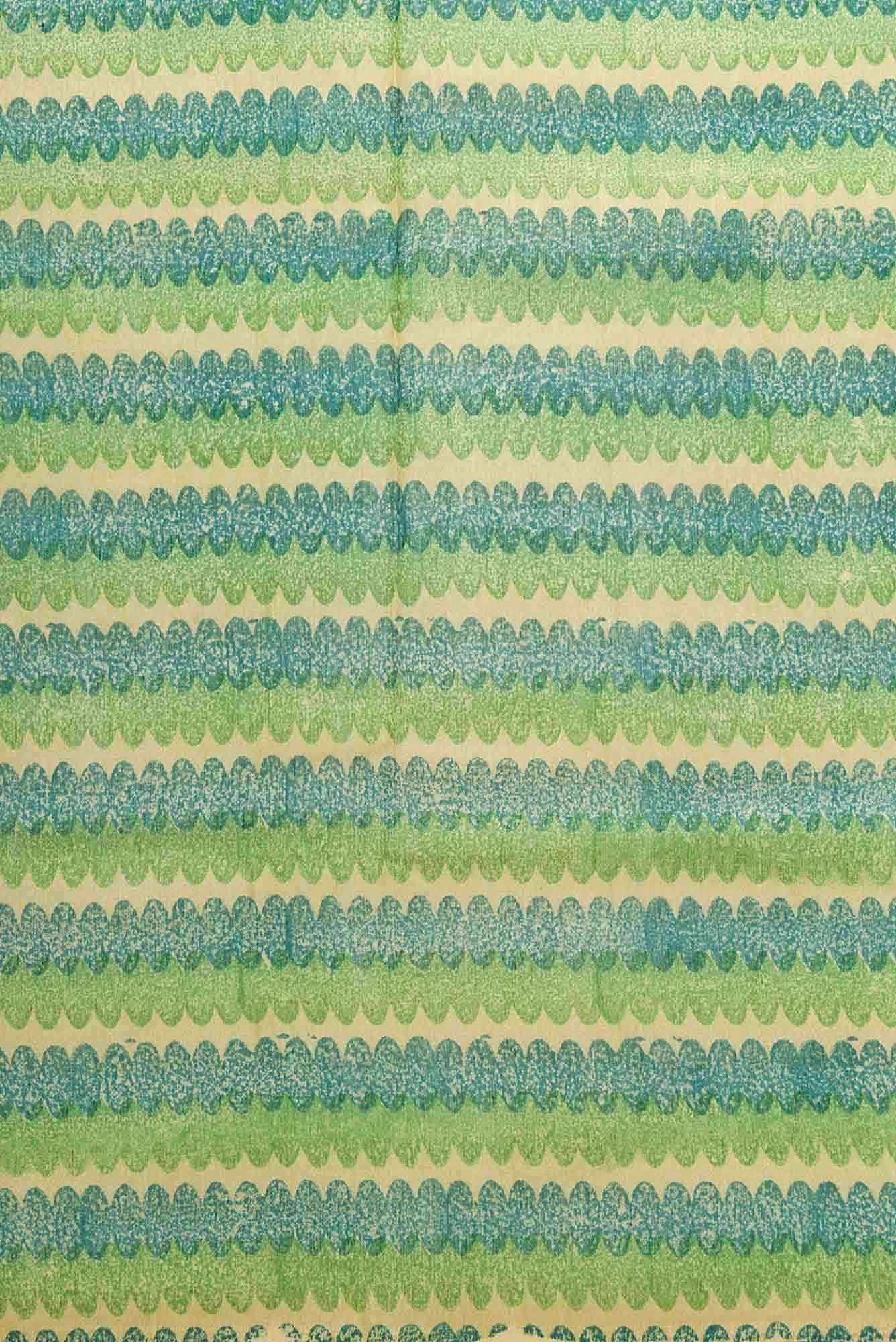 Green Tussar Silk Dress Material
