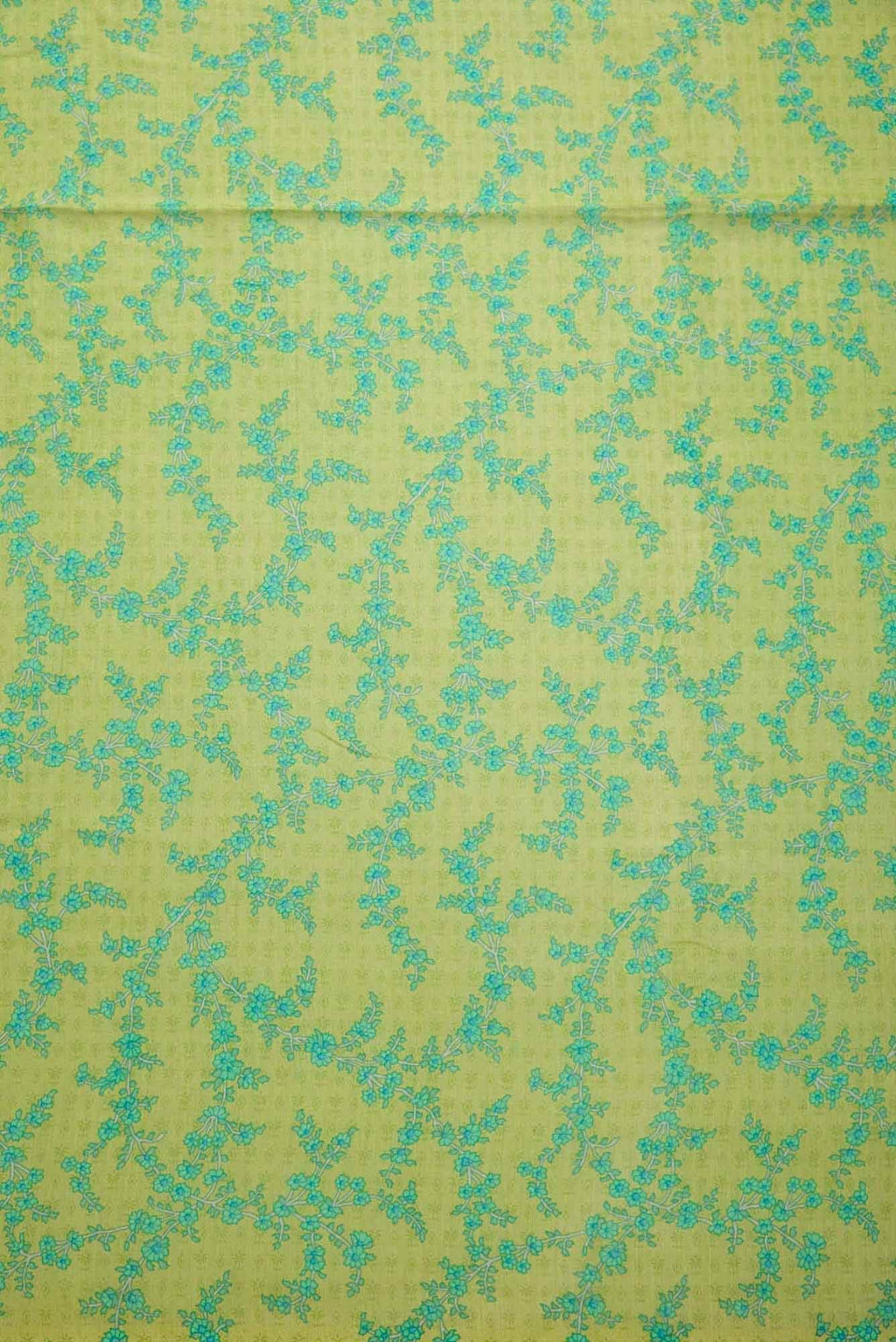 Green Chanderi Silk Dress Material