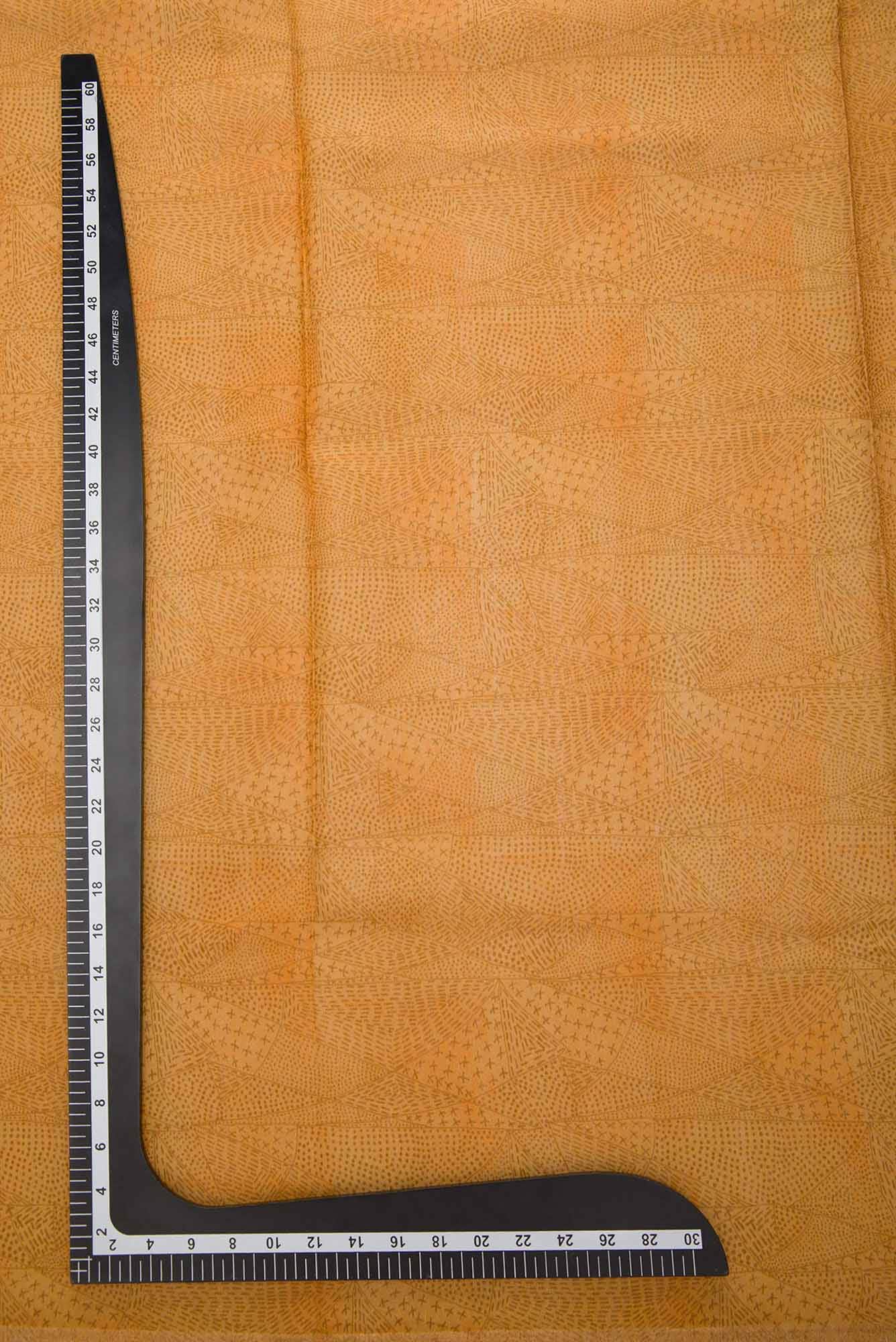 Mustard Chanderi Silk Dress Material