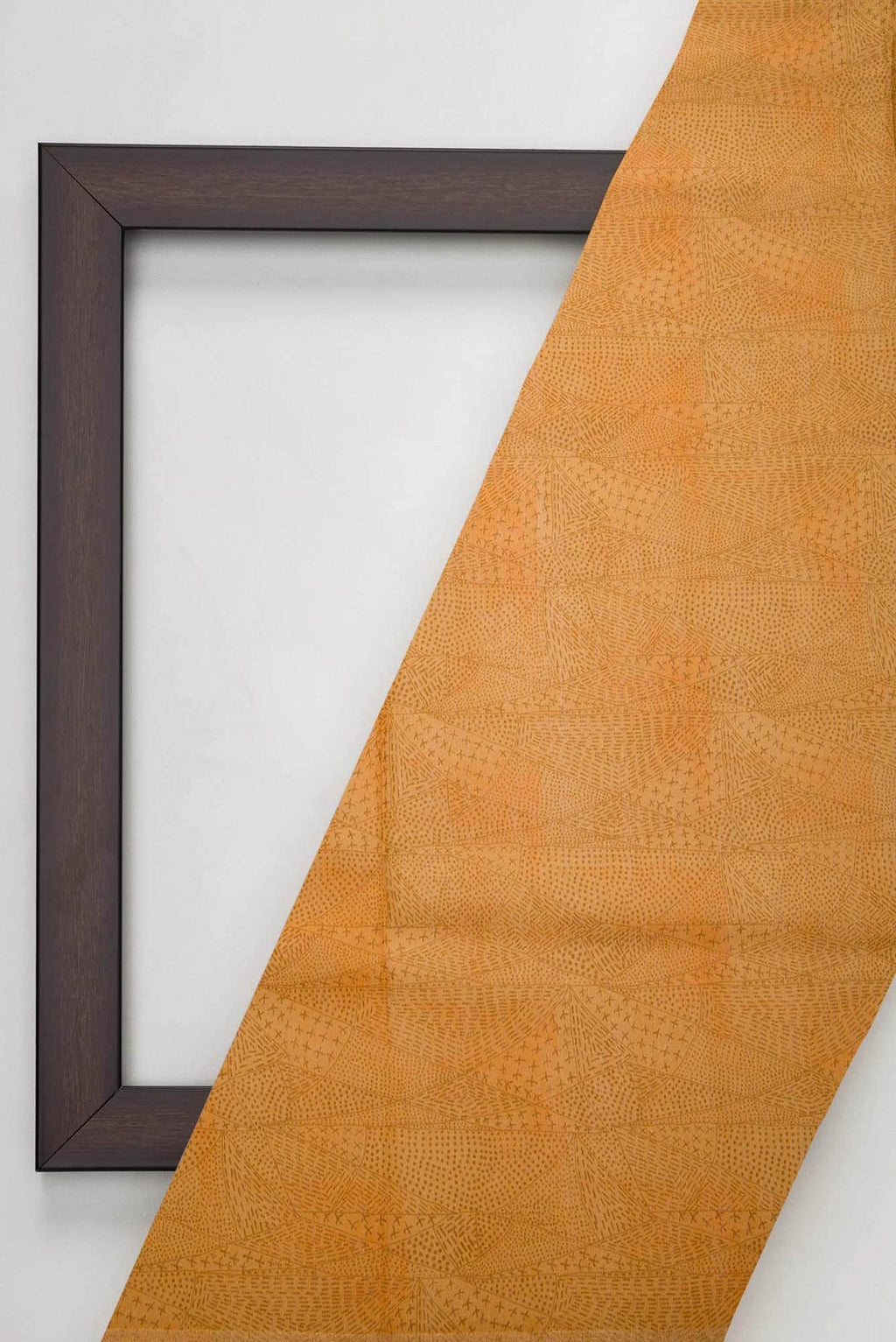 Mustard Chanderi Silk Dress Material