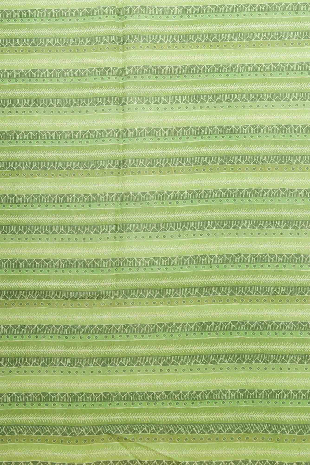 Green Chanderi Silk Dress Material