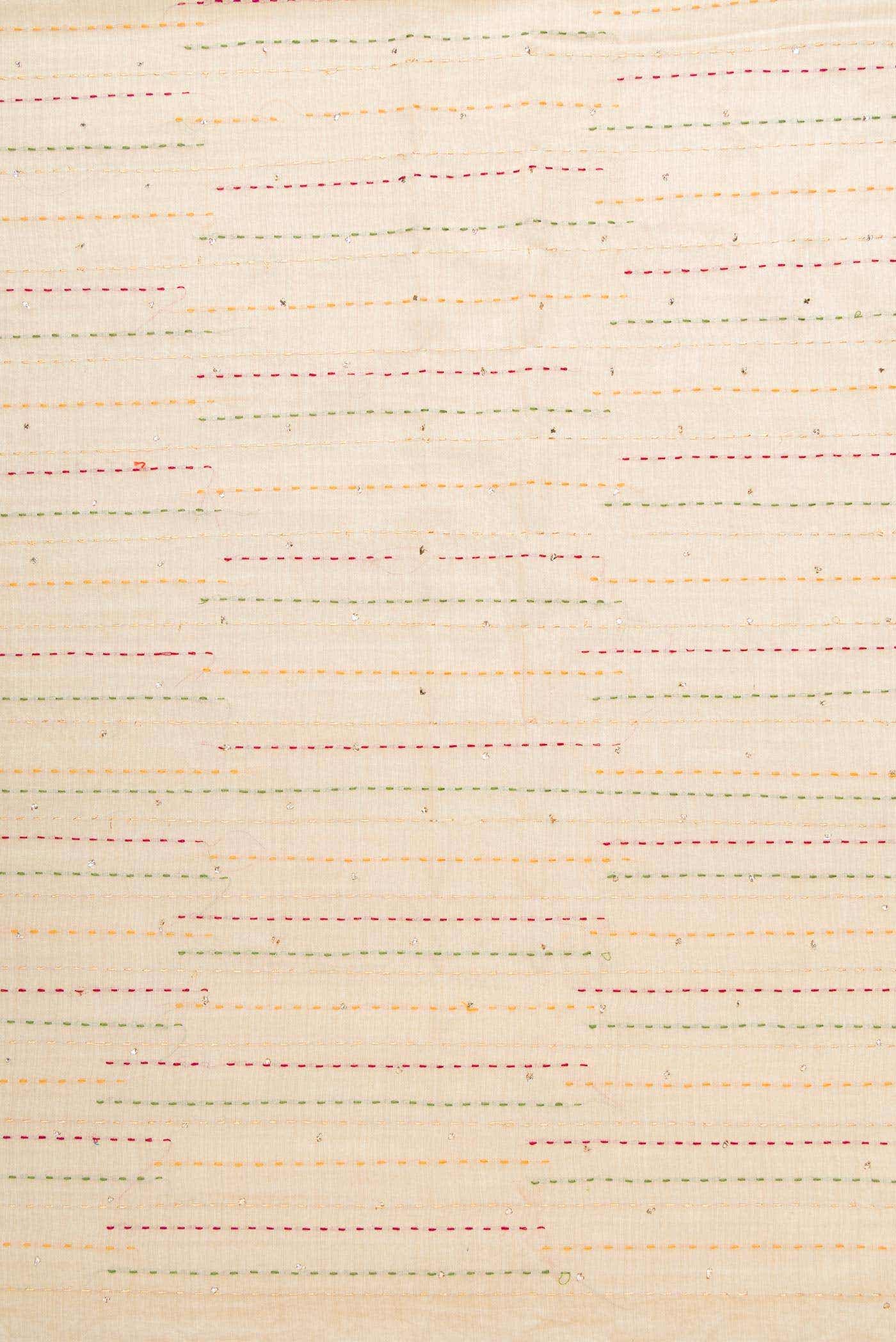 Sandal Tussar Silk Dress Material