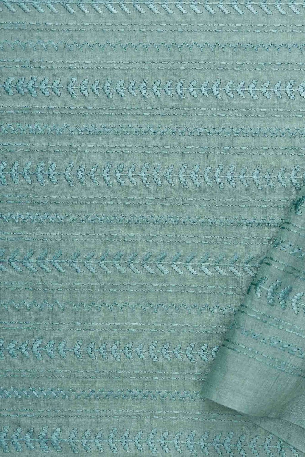 Maya Blue Tussar Silk Dress Material