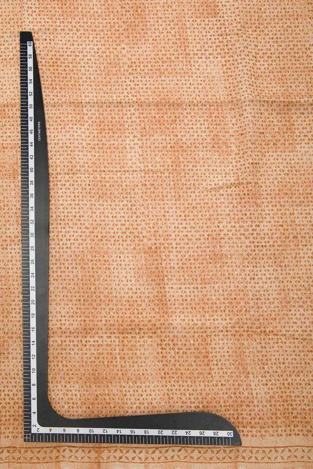 Brown Chanderi Silk Dress Material