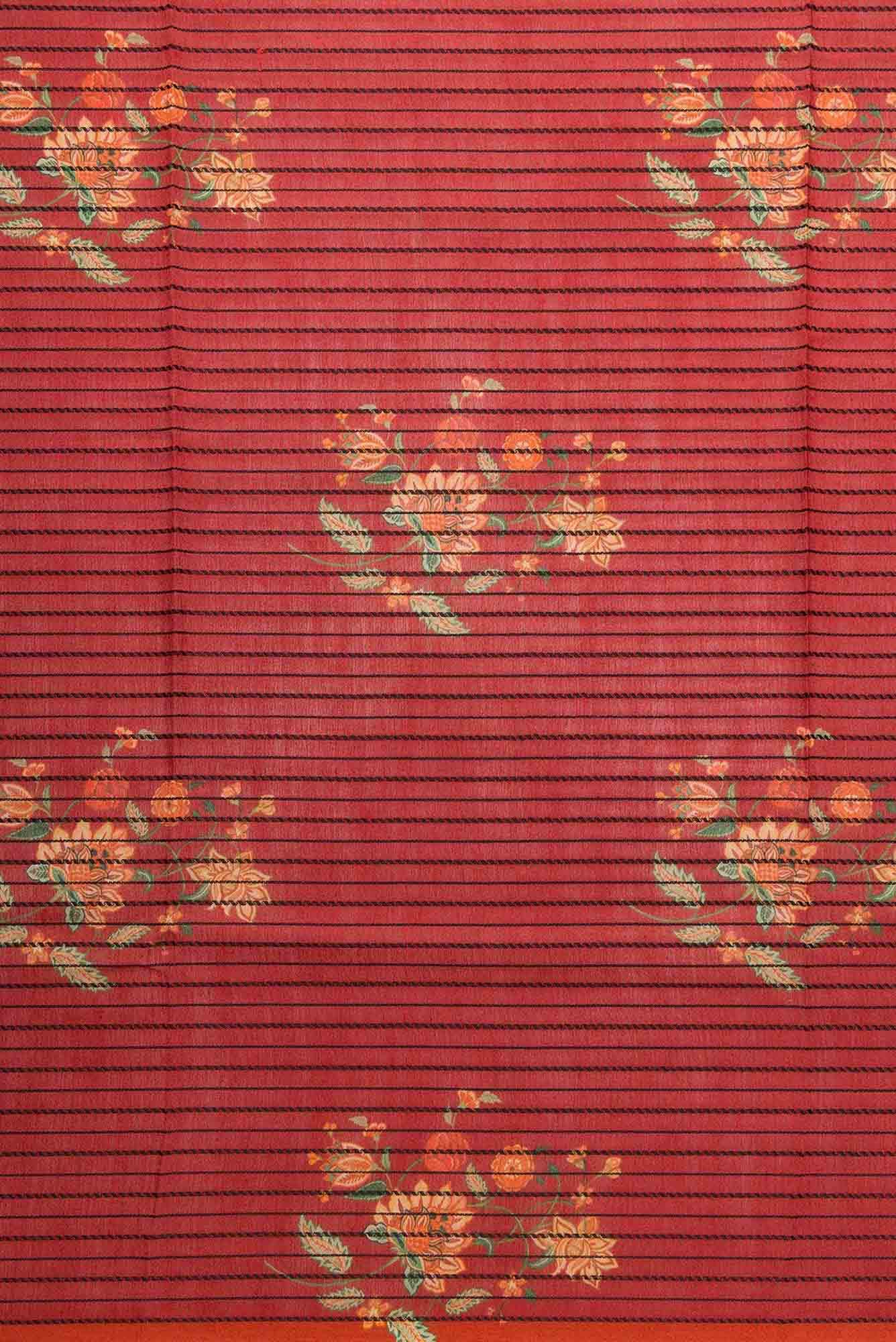 Maroon Chanderi Silk Dress Material
