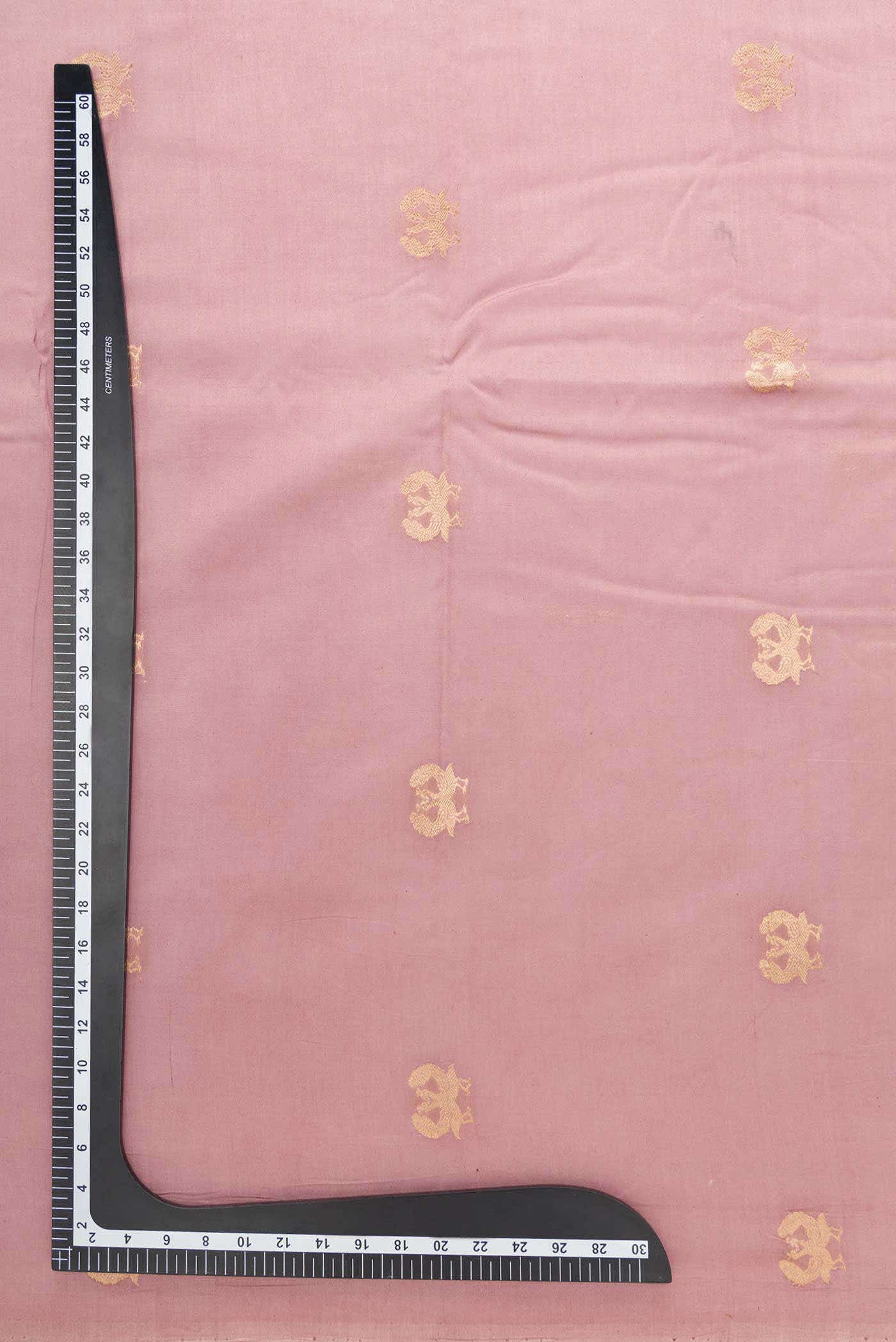 Lavender Chanderi Silk Dress Material