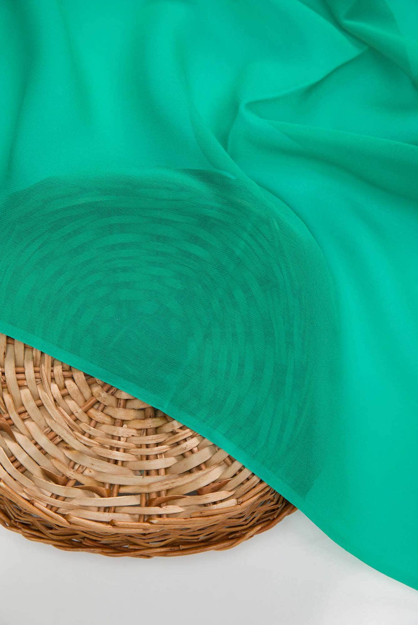 Mint Green Georgette Dress Material