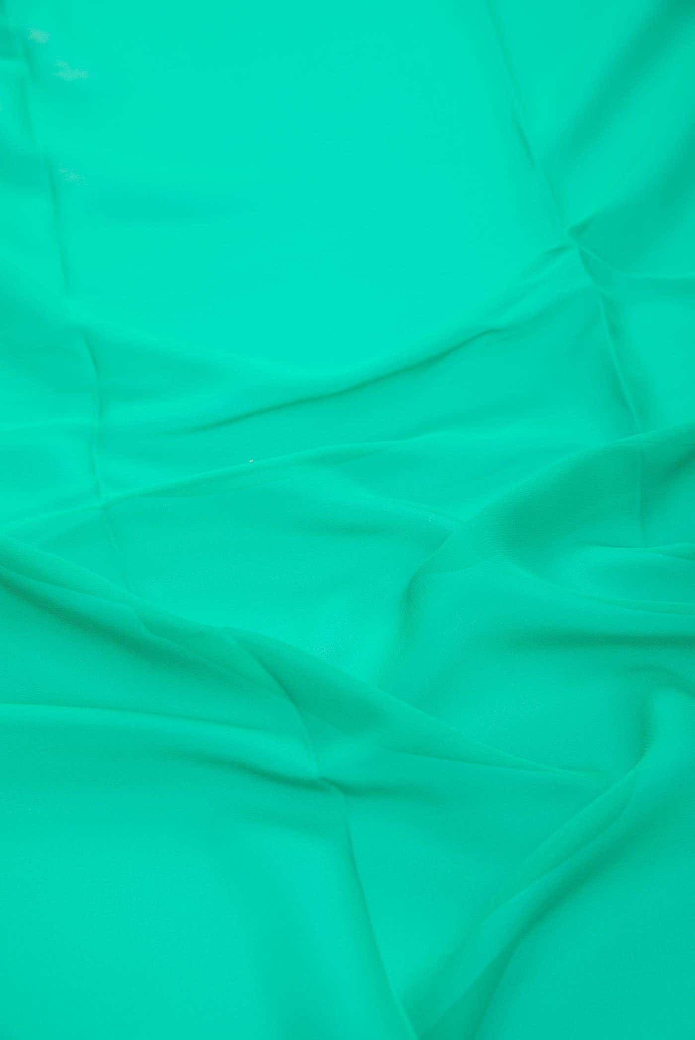 Mint Green Georgette Dress Material