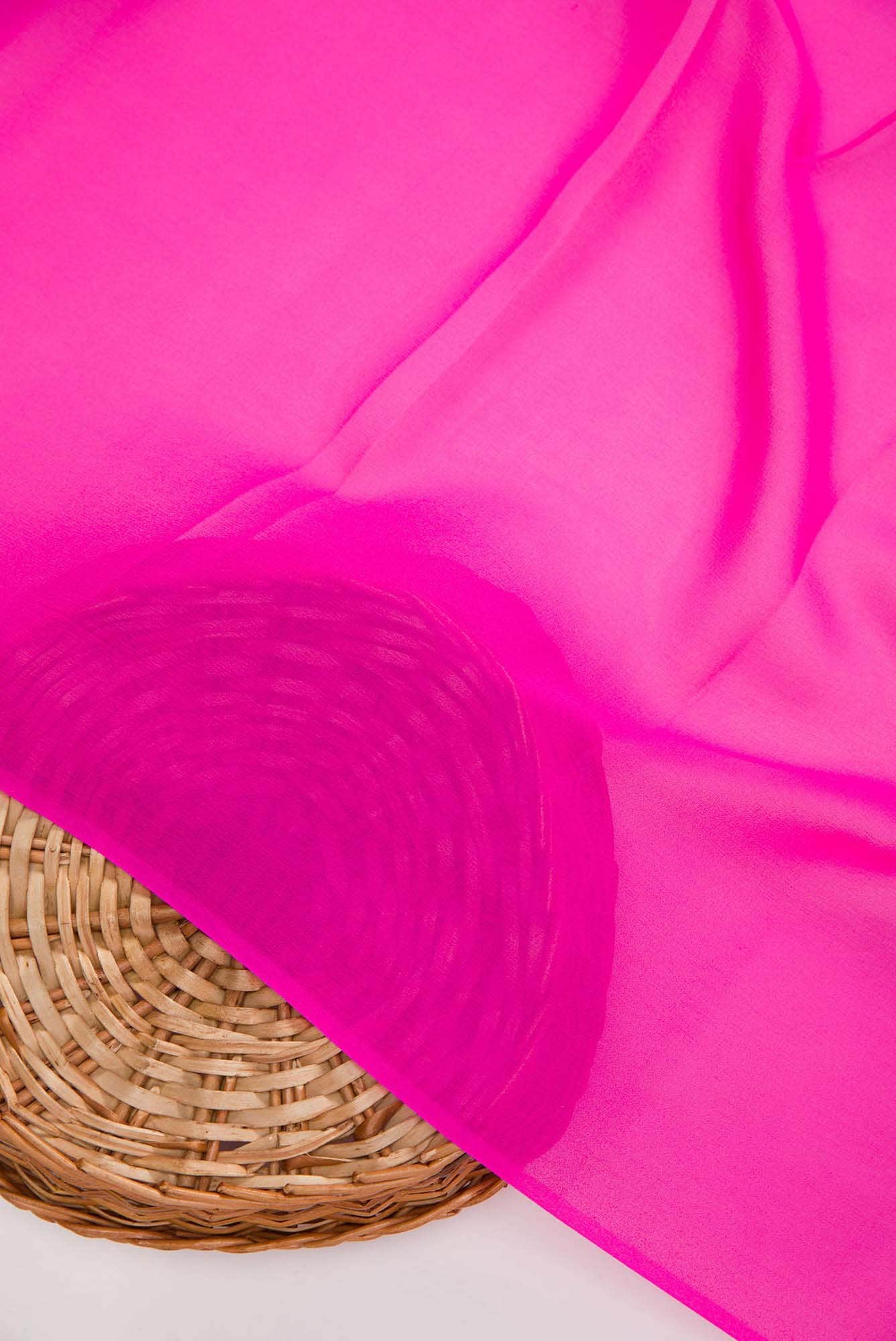 Pink Georgette Dress Material
