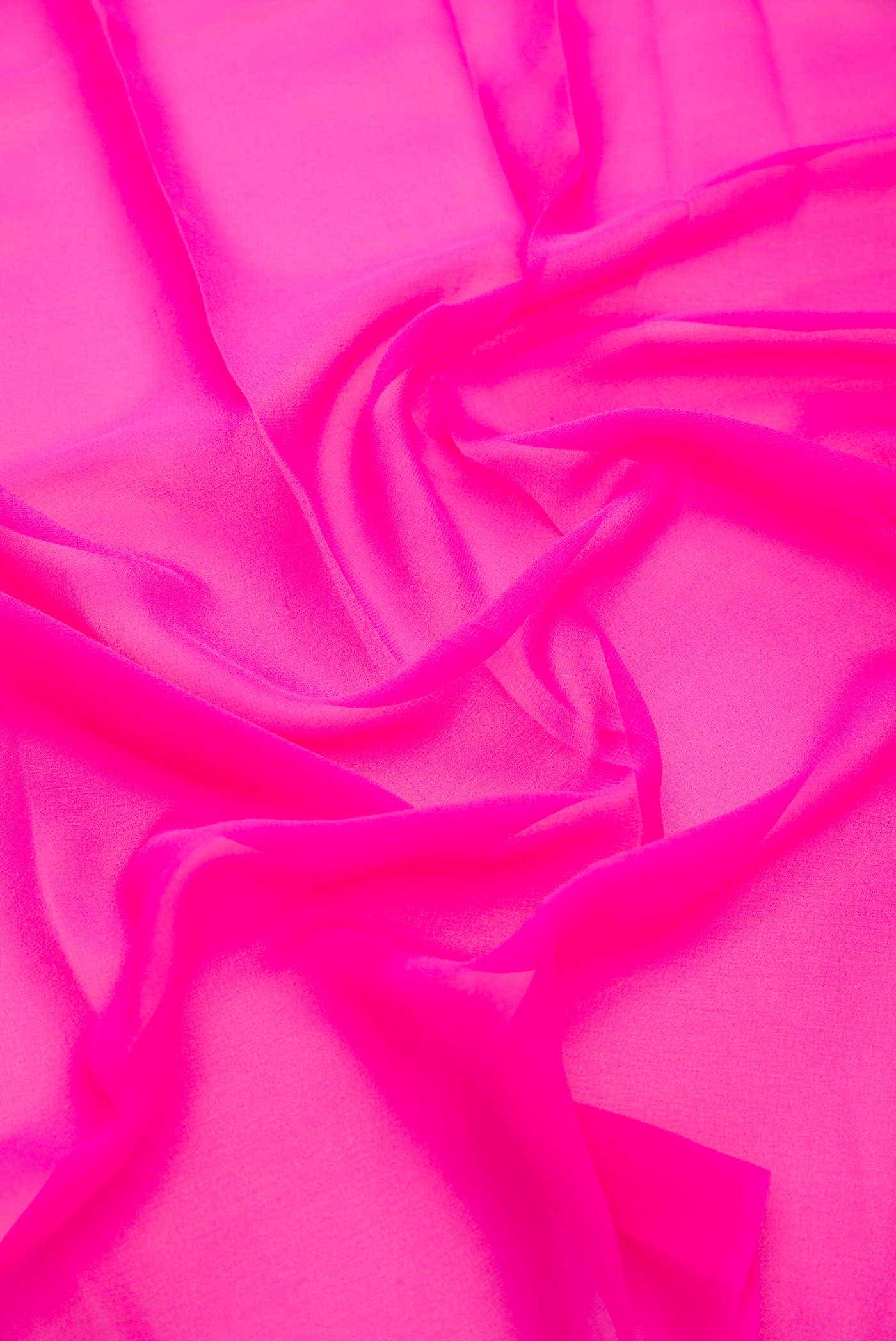 Pink Georgette Dress Material