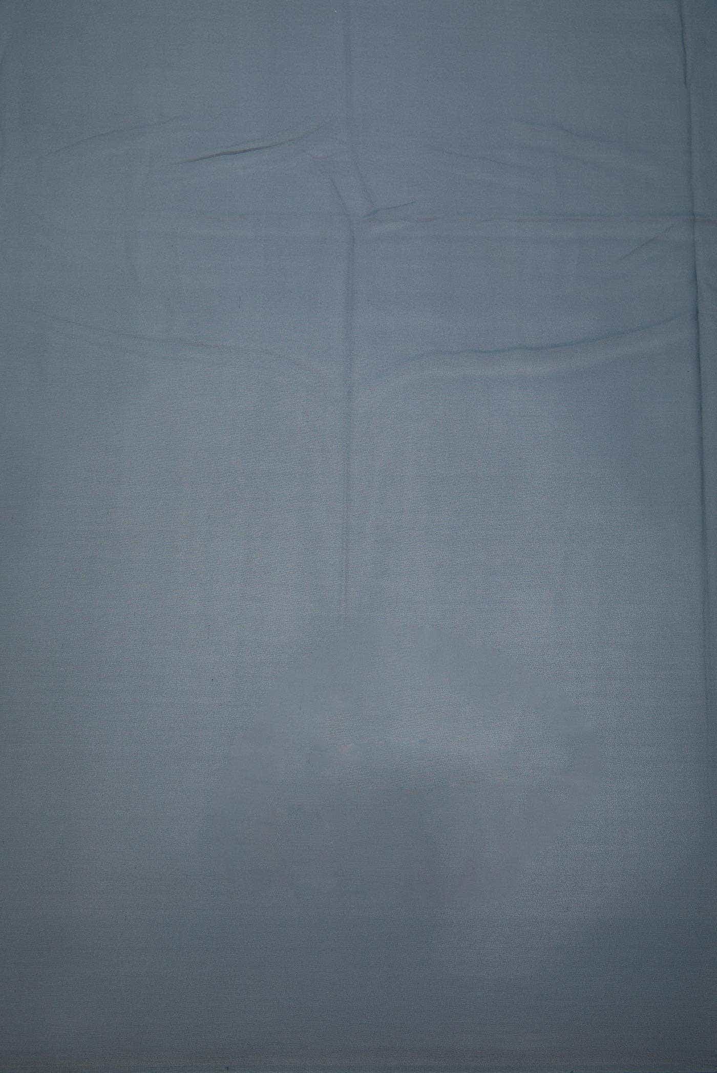 Grey Georgette Dress Material
