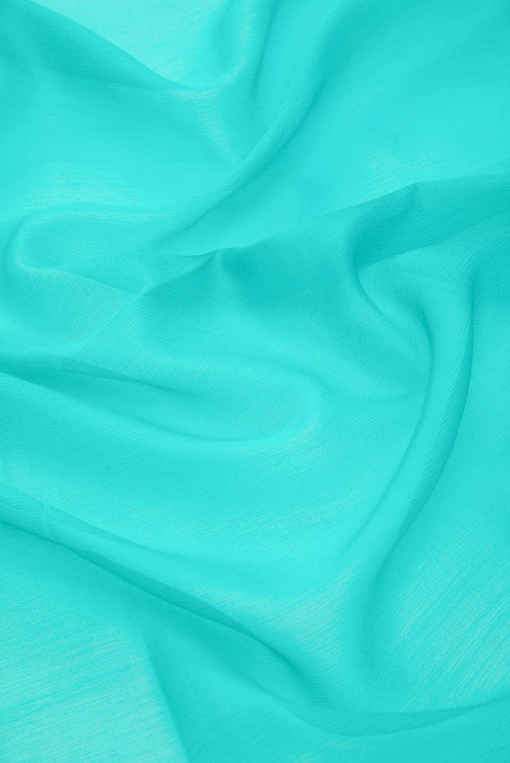 Sky Blue Chiffon Dress Material