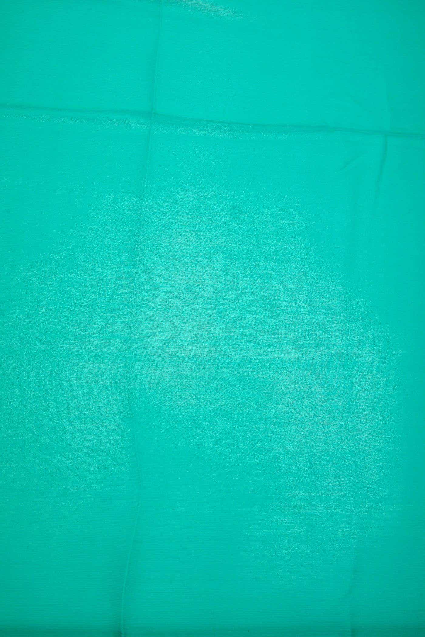 Green Chiffon Dress Material