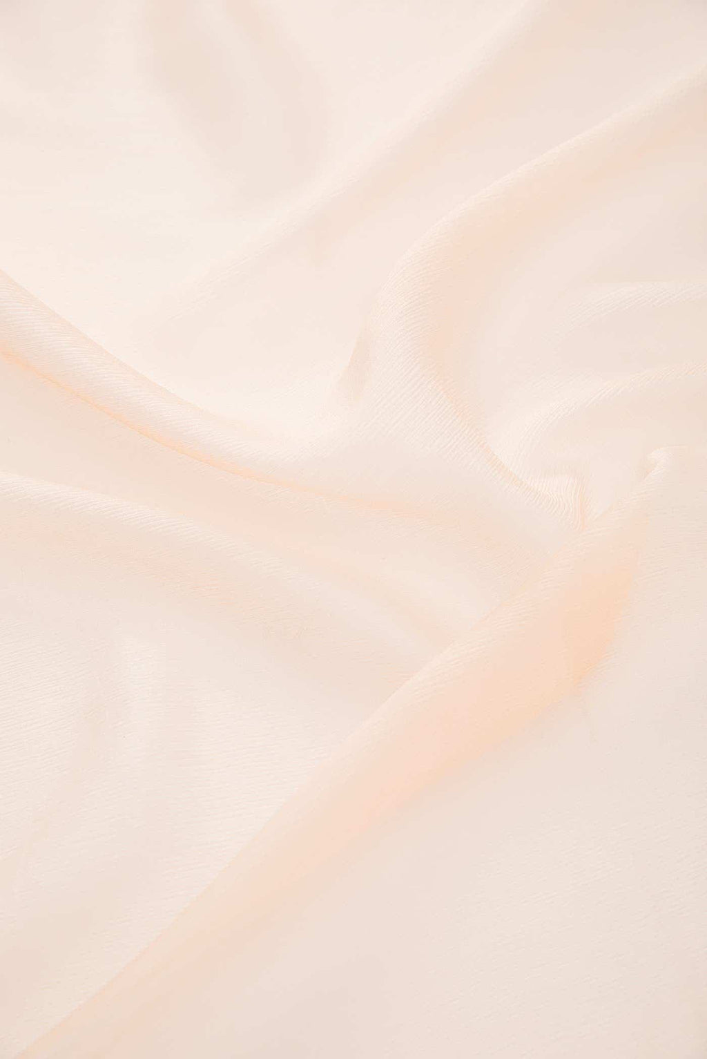 Peach Chiffon Dress Material