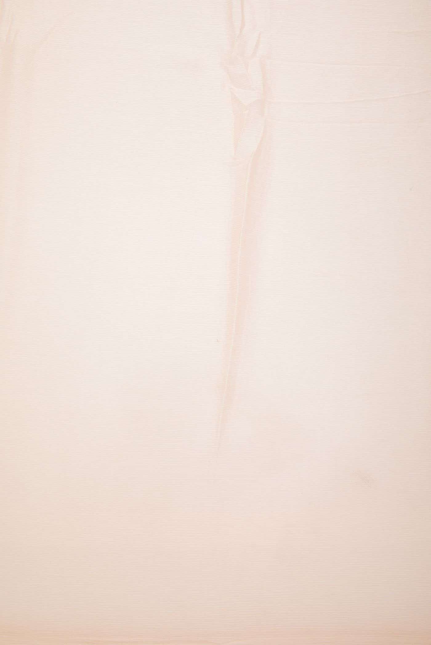 Peach Chiffon Dress Material