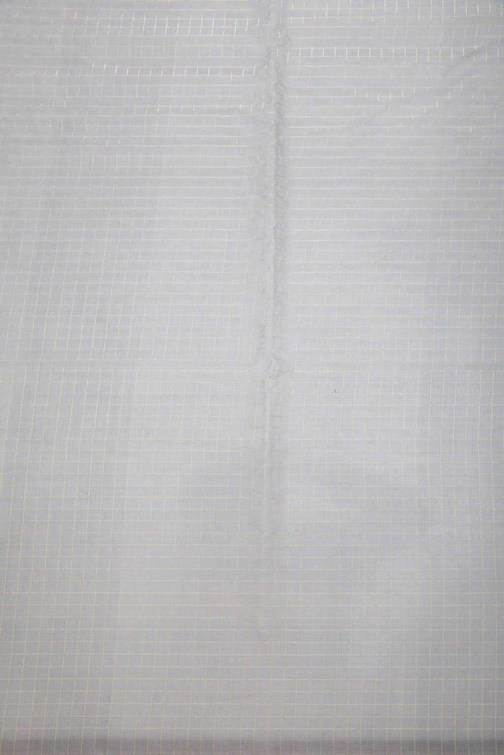 Grey Organza Silk Dress Material