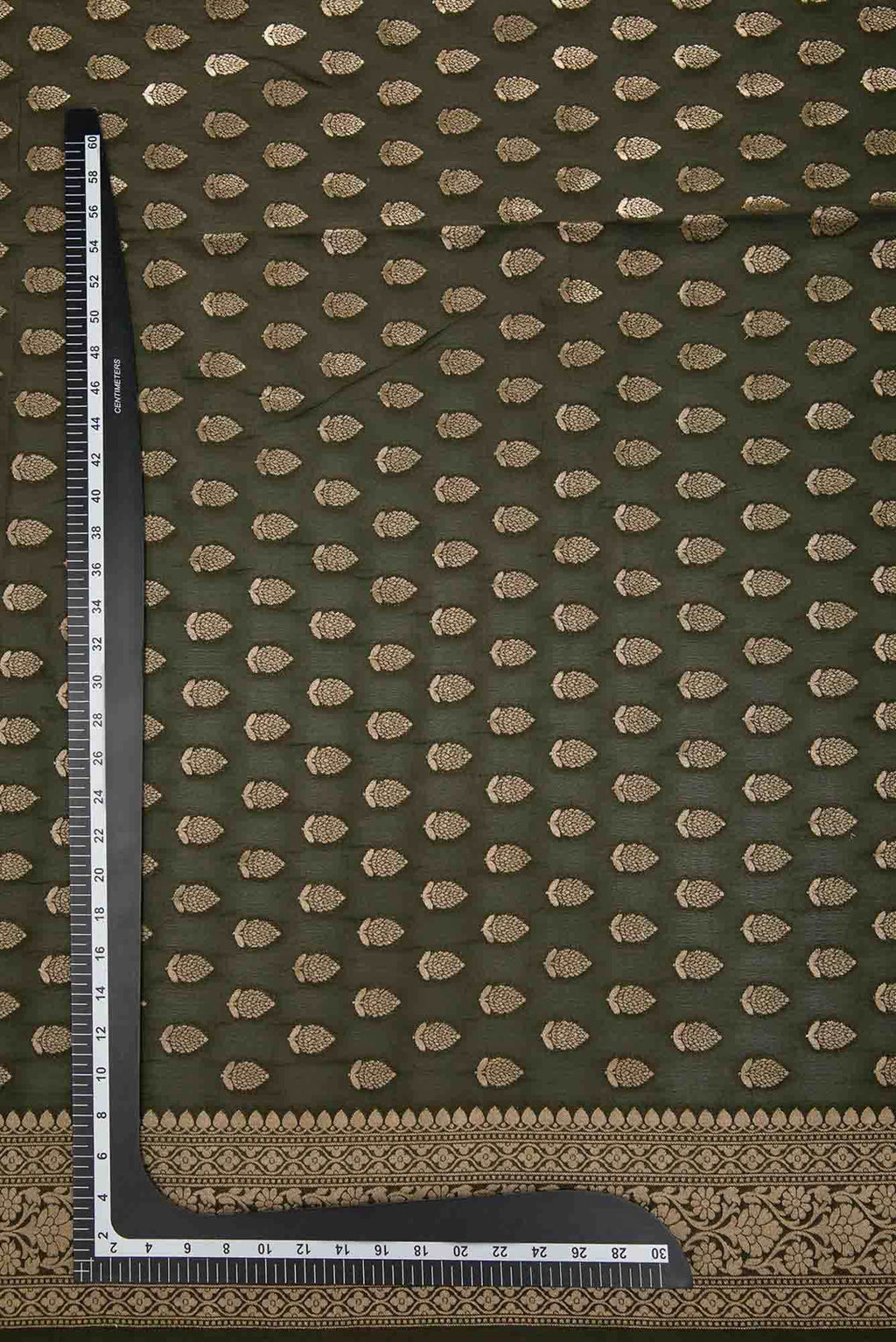Green Georgette Dress Material