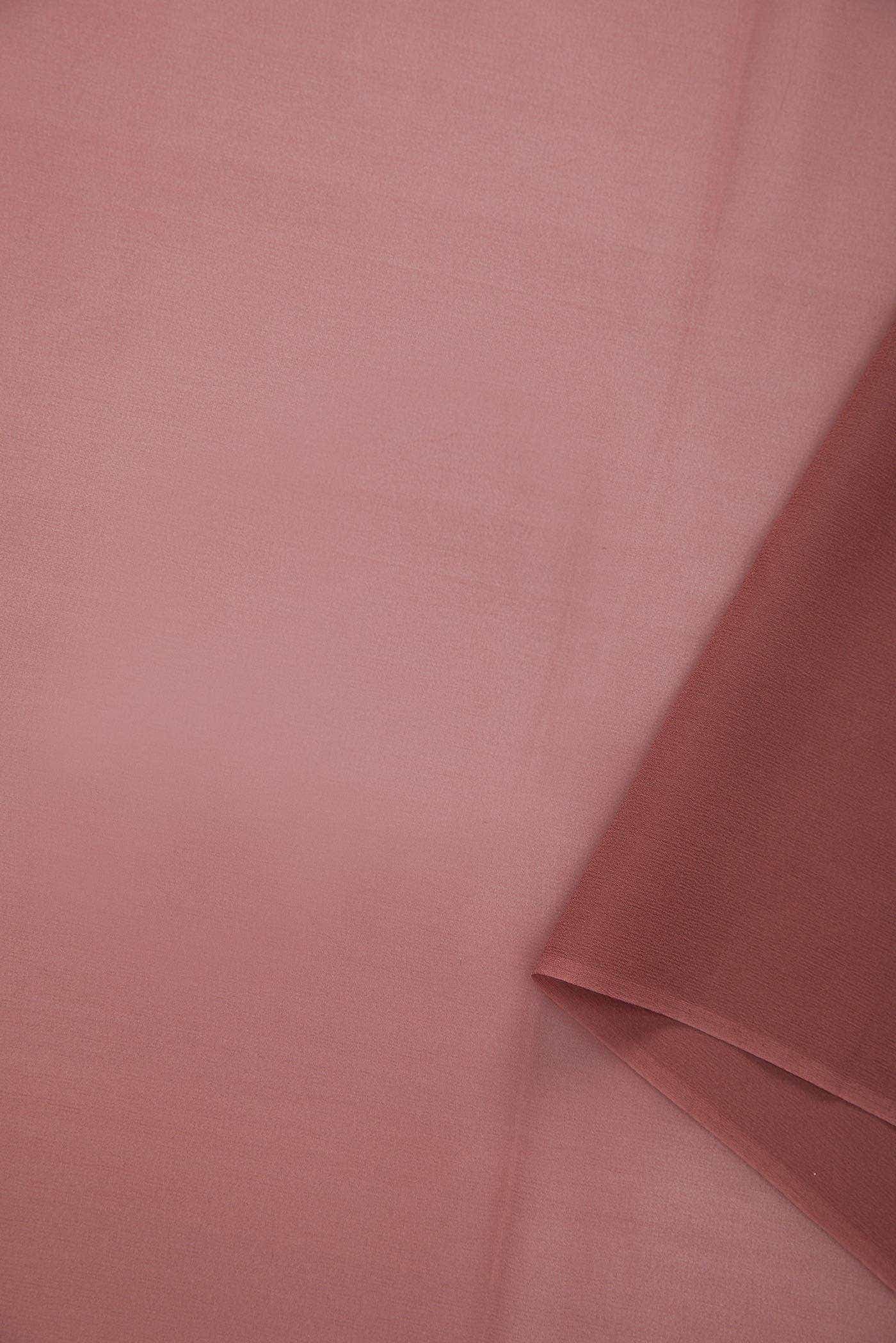 Brown Georgette Dress Material
