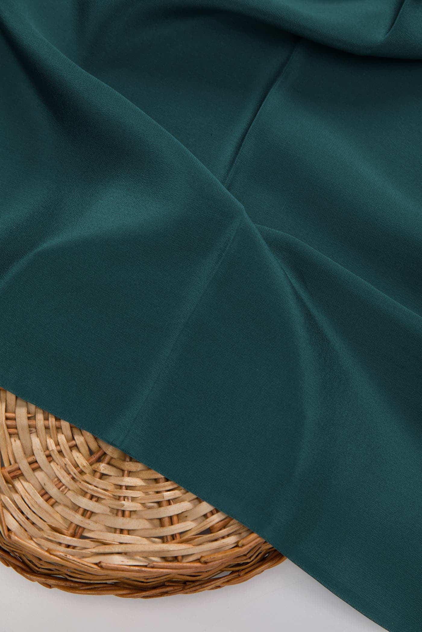 Maya Blue Crepe Dress Material