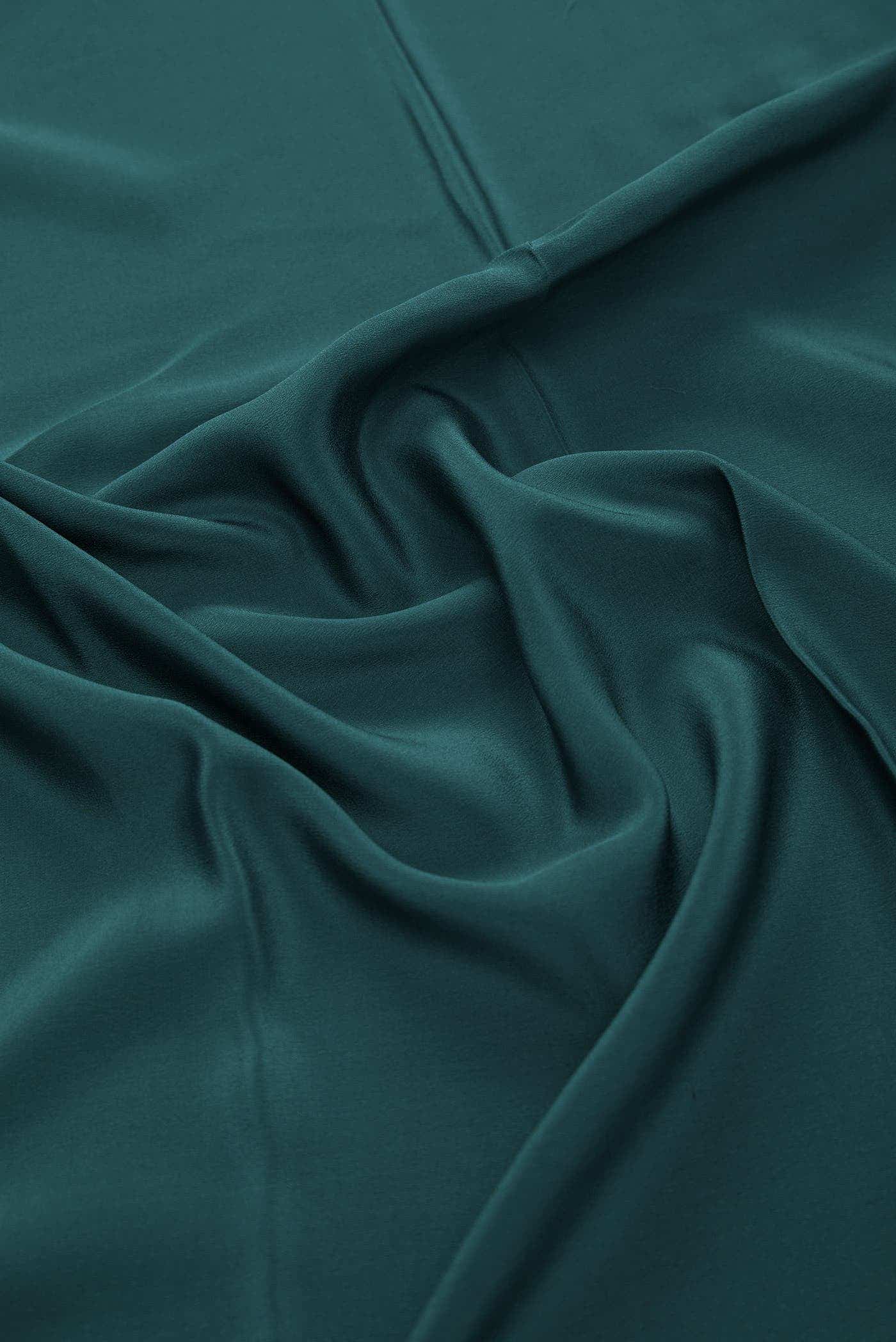 Maya Blue Crepe Dress Material