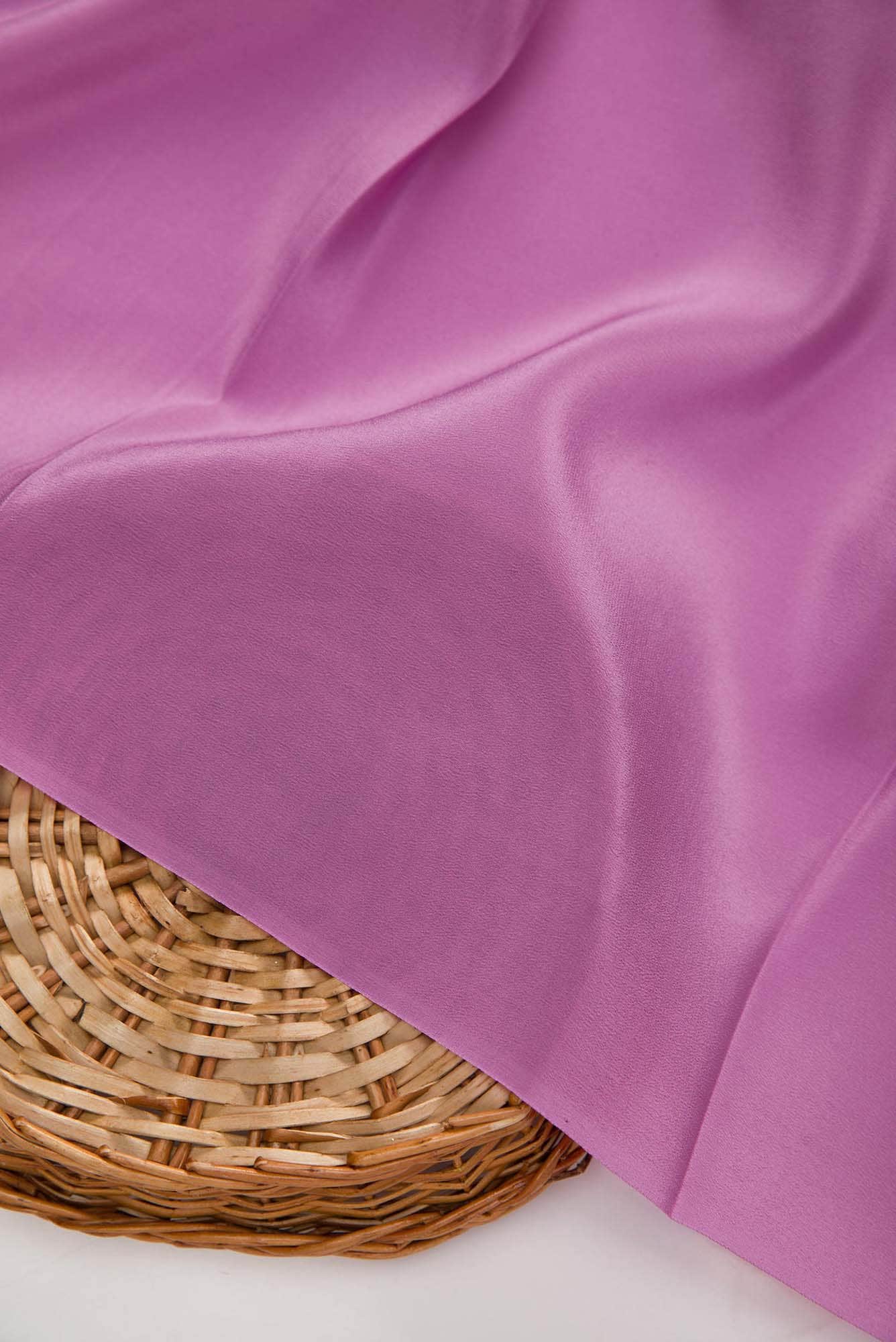 Lavender Crepe Dress Material