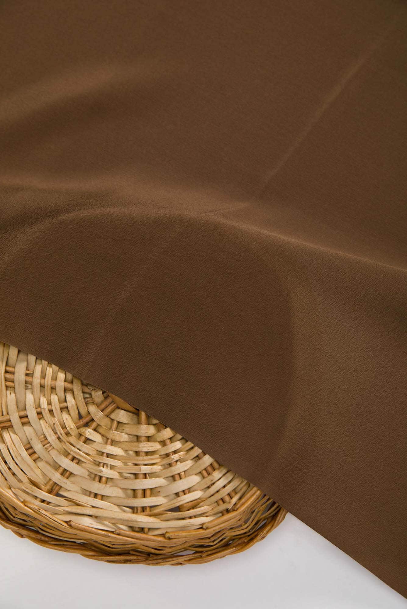 Brown Georgette Dress Material
