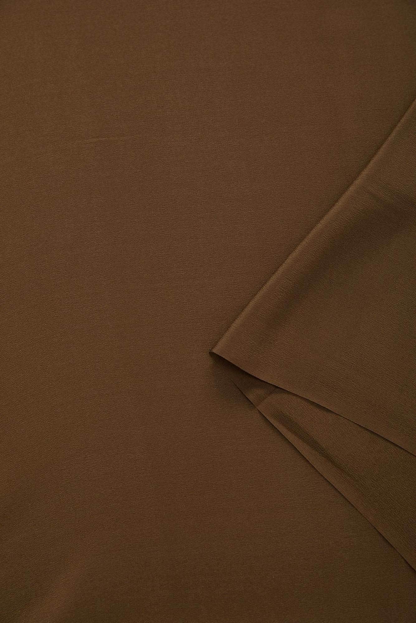 Brown Georgette Dress Material