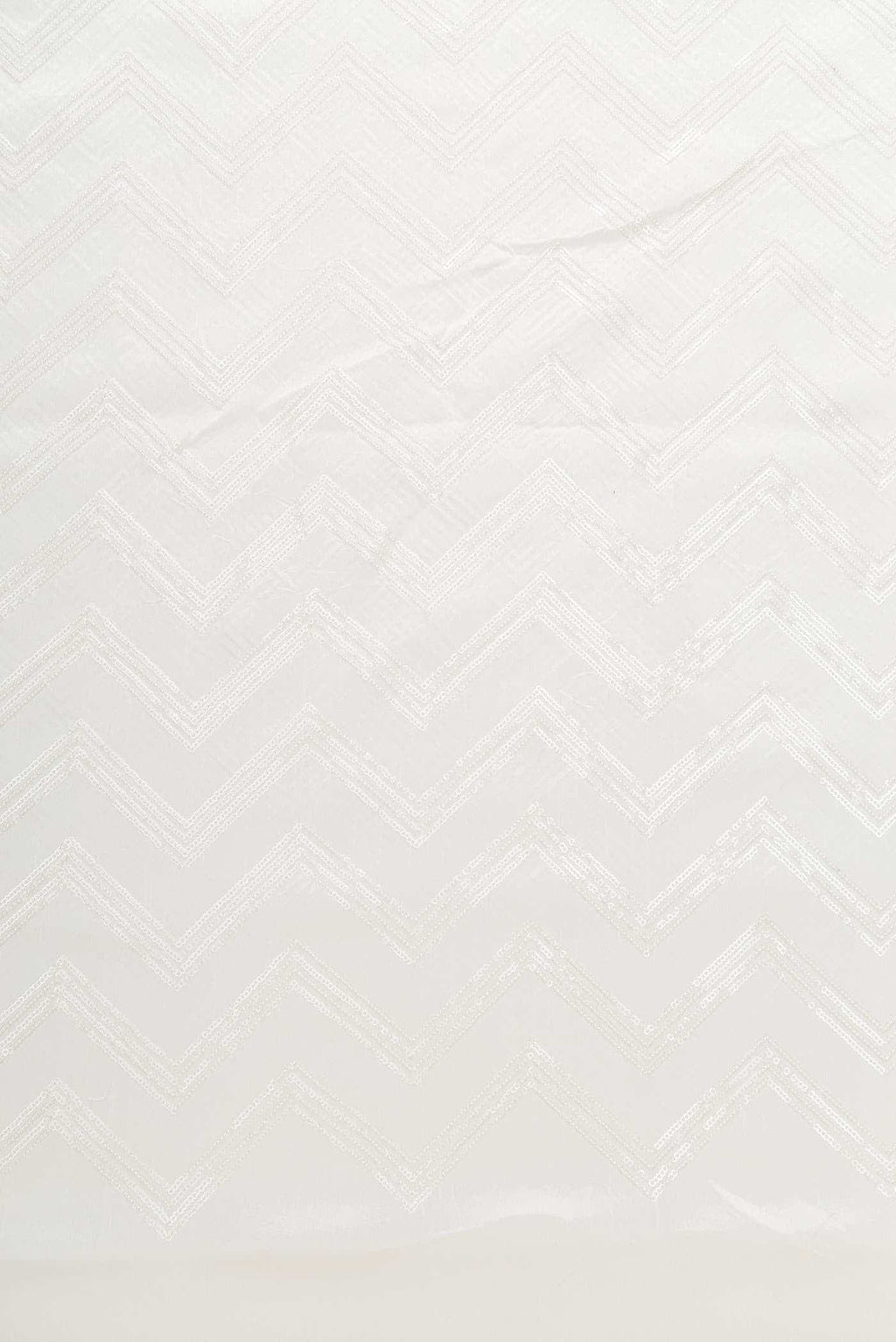 Off White Raw Silk Dress Material