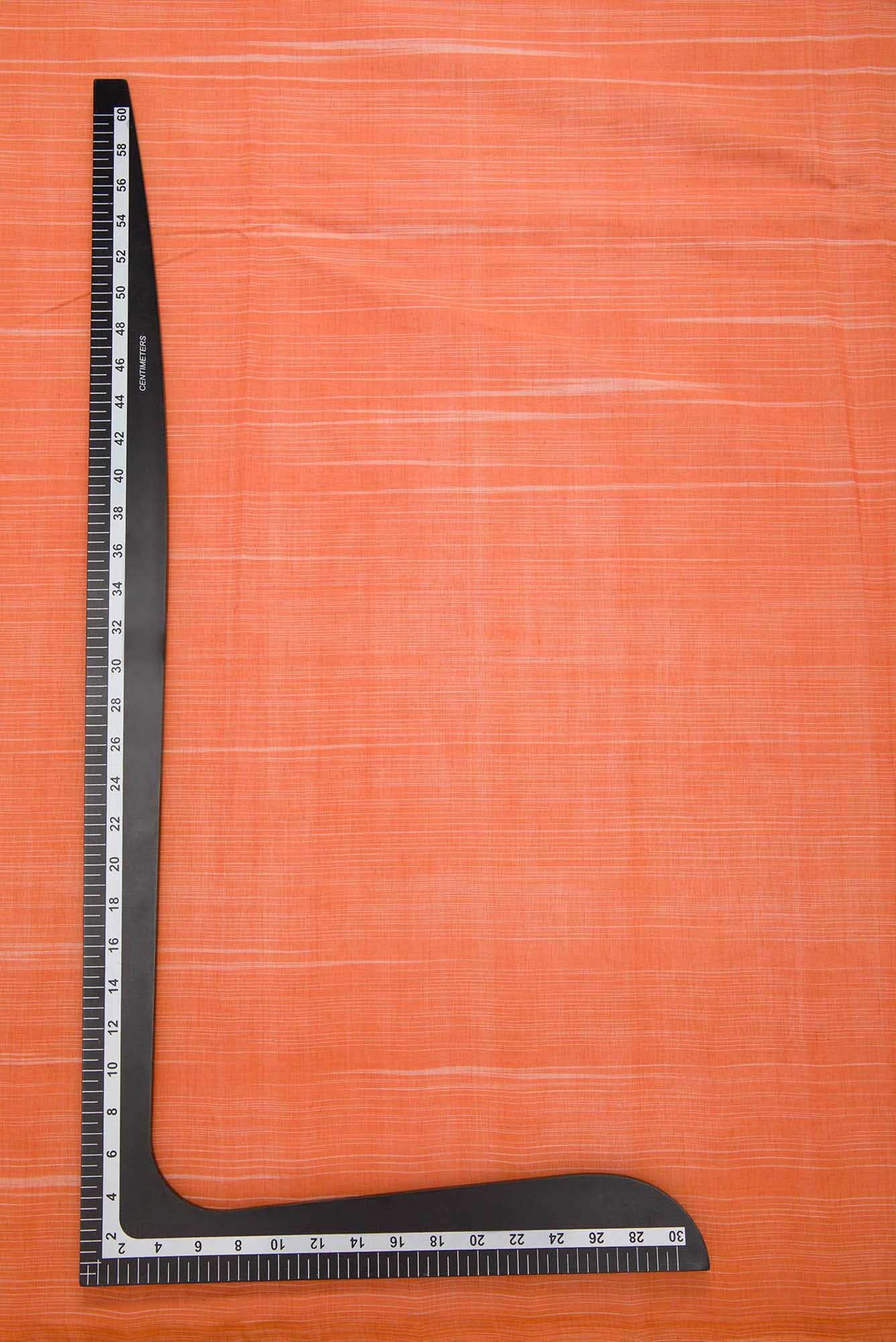 Orange Cotton Dress Material