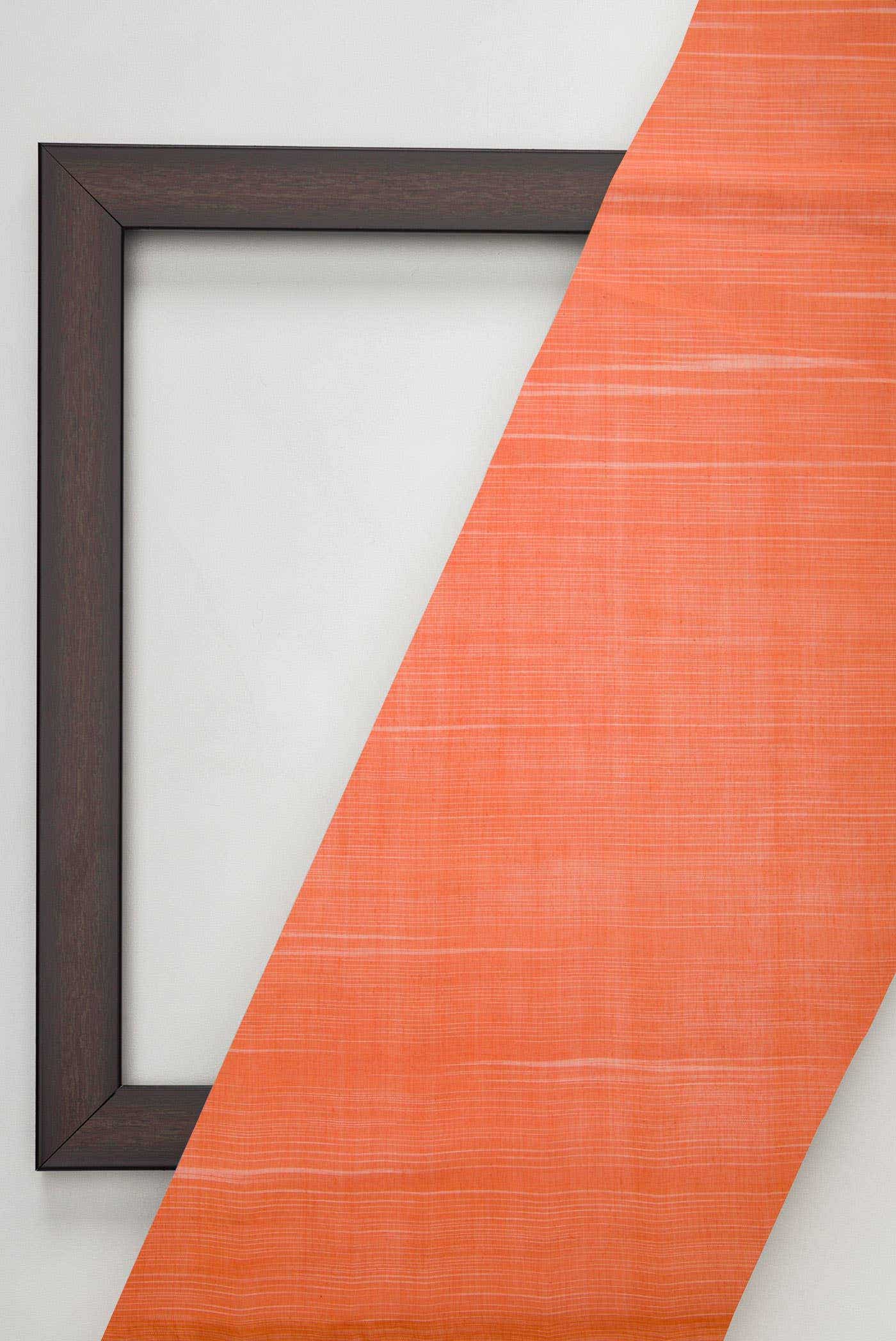 Orange Cotton Dress Material