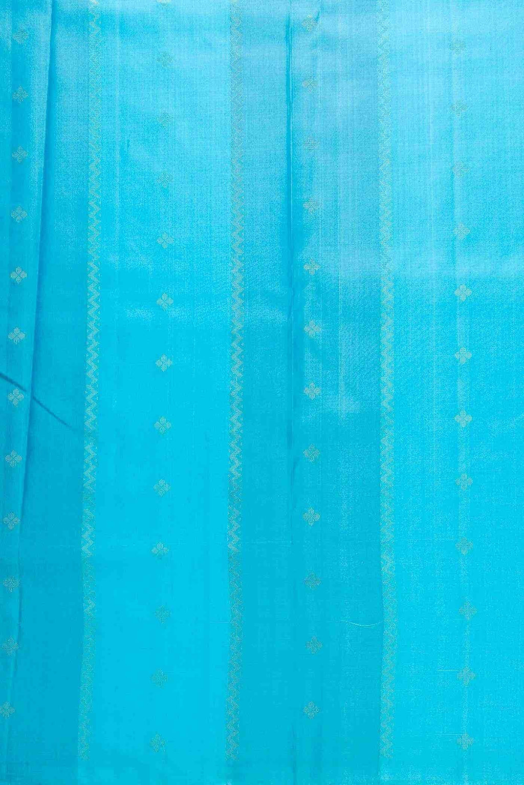 Sky Blue Kanchipuram Silk Dress Material