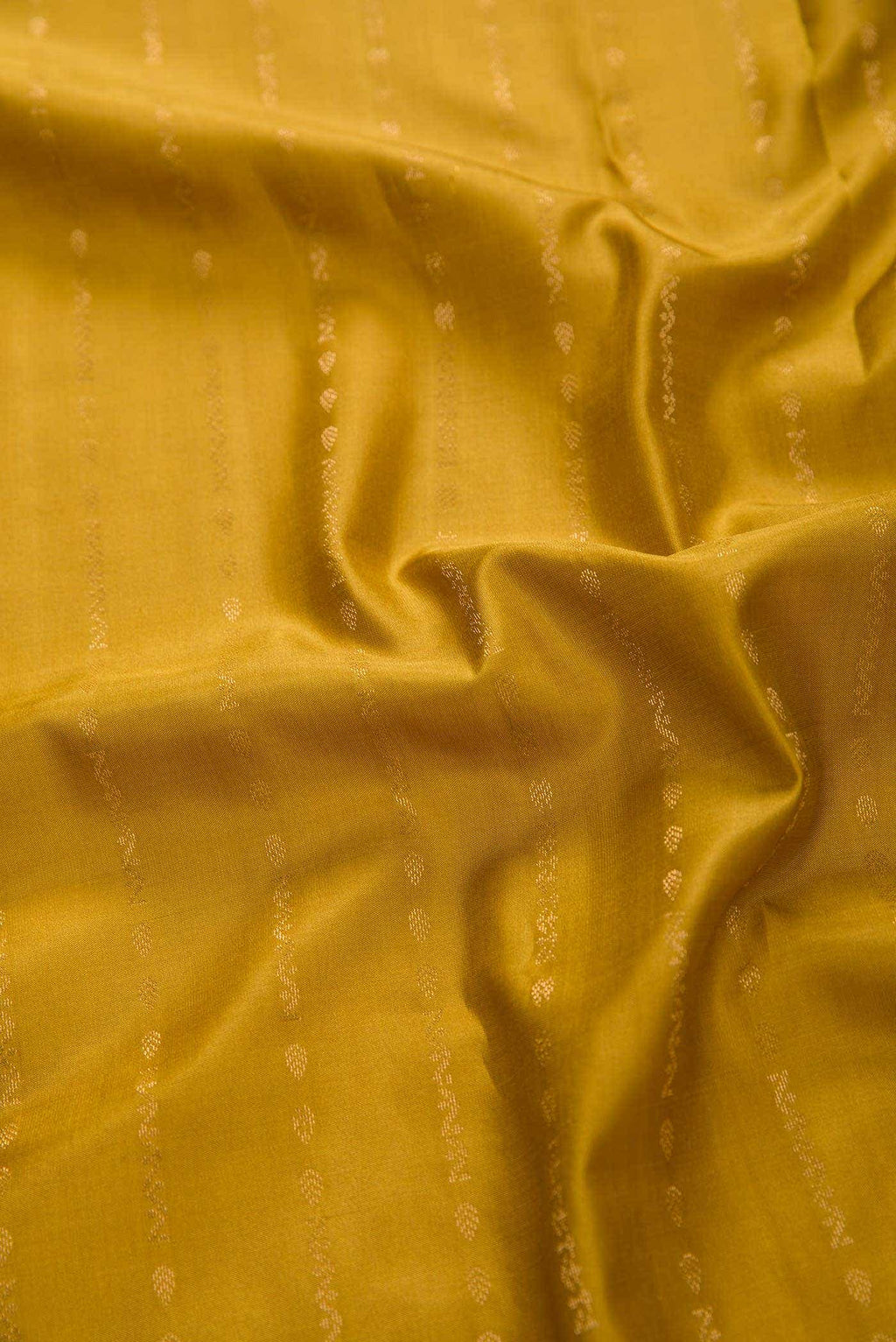 Mehandi Green Kanchipuram Silk Dress Material