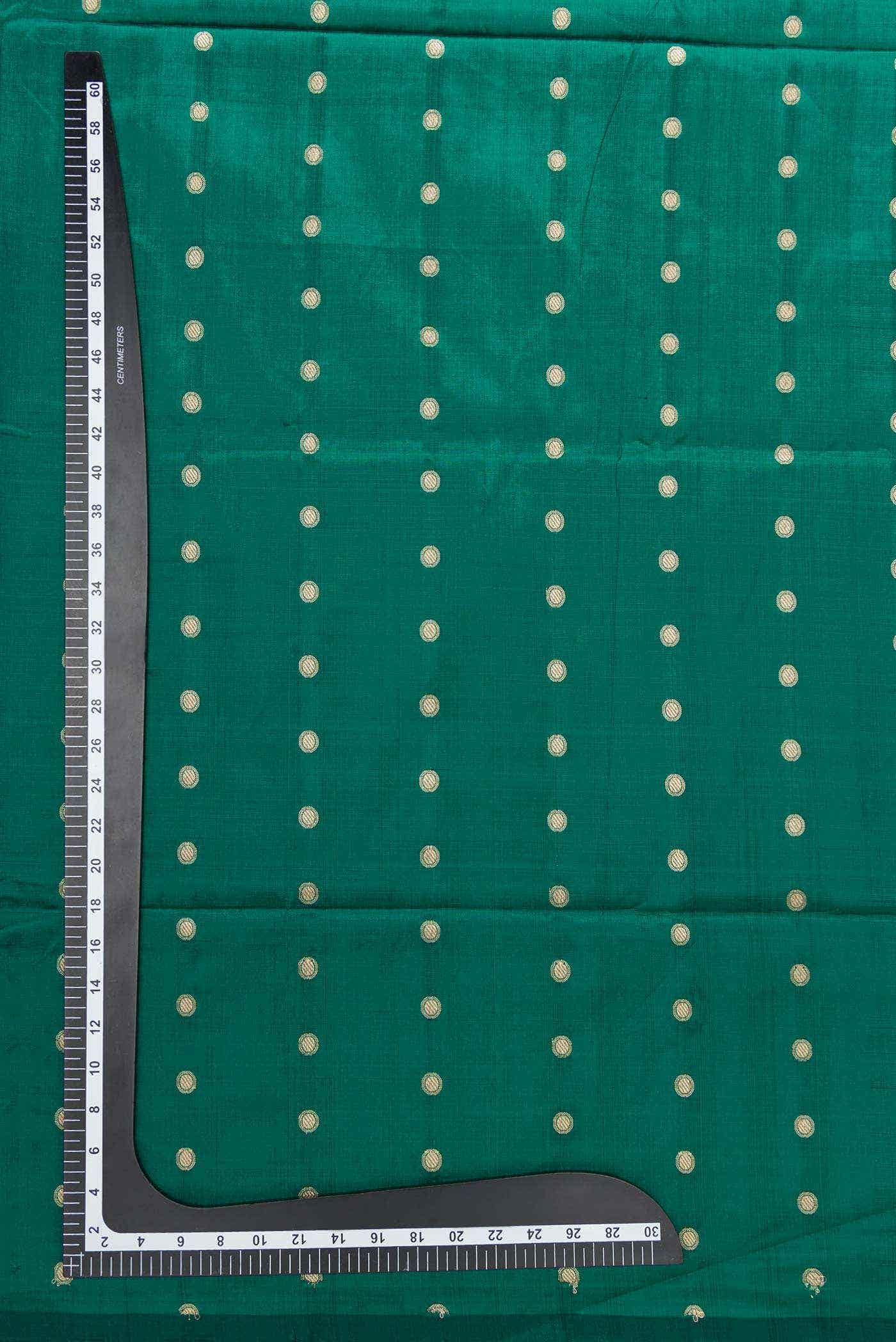 Green Kanchipuram Silk Dress Material
